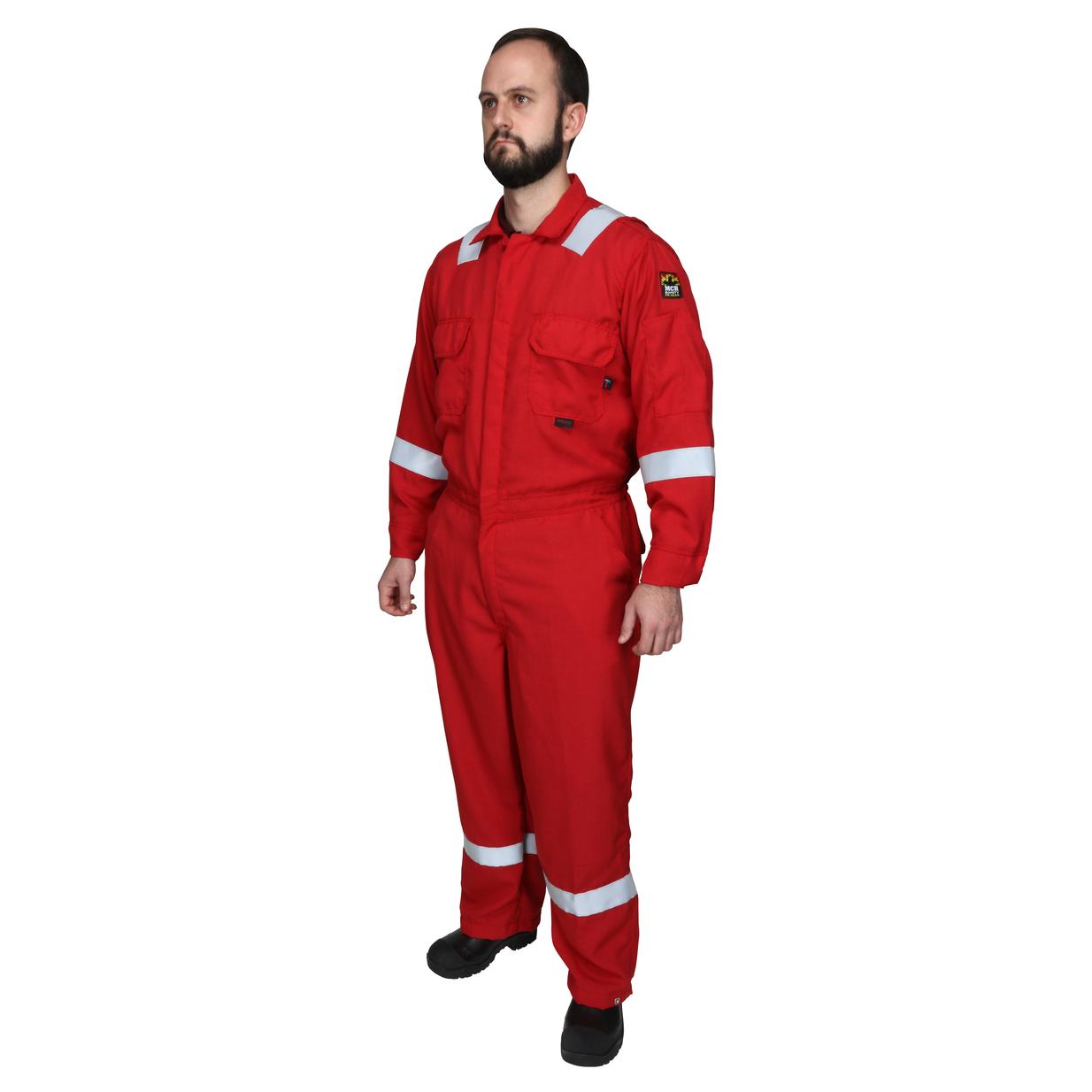 MCR Safety DCNRR DuPont Nomex Reflective FR Deluxe Coveralls Full Source