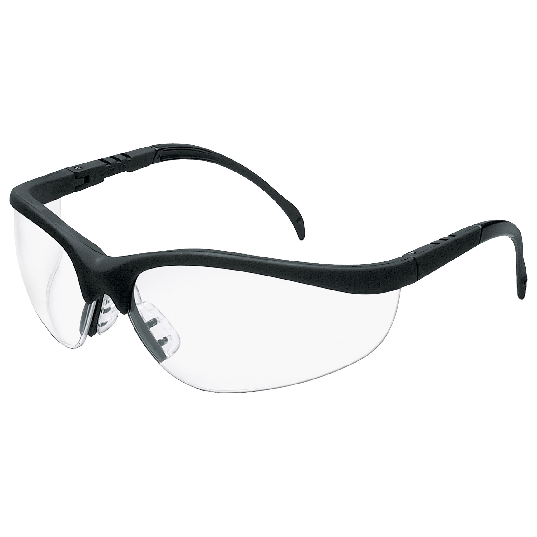 12 Pair Crews BK110AF Bearkat Safety Glasses Clear Frame w//Clear Anti-Fog Lens