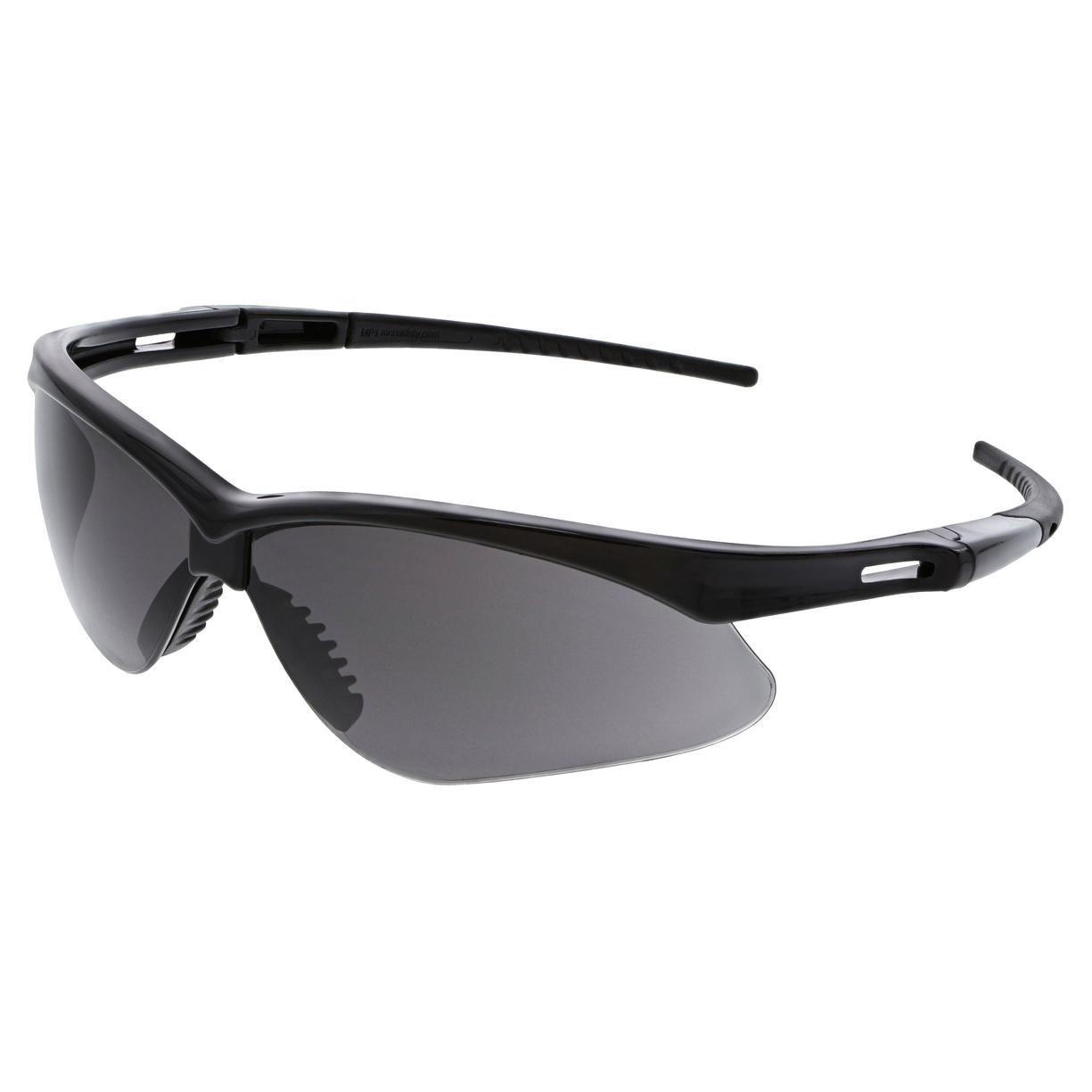 Mcr Safety Mp112dc Memphis Mp1 Safety Glasses - Black Frame - Gray 