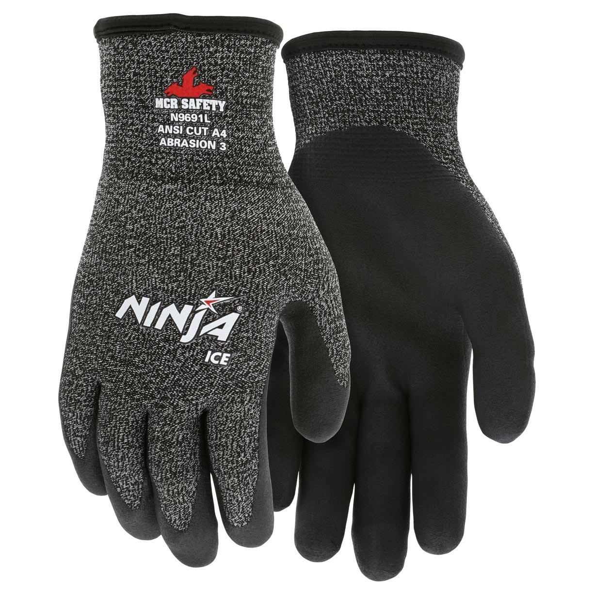 MCR Safety N9691 Ninja Ice Insulated HPT Coated Gloves 15 Gauge