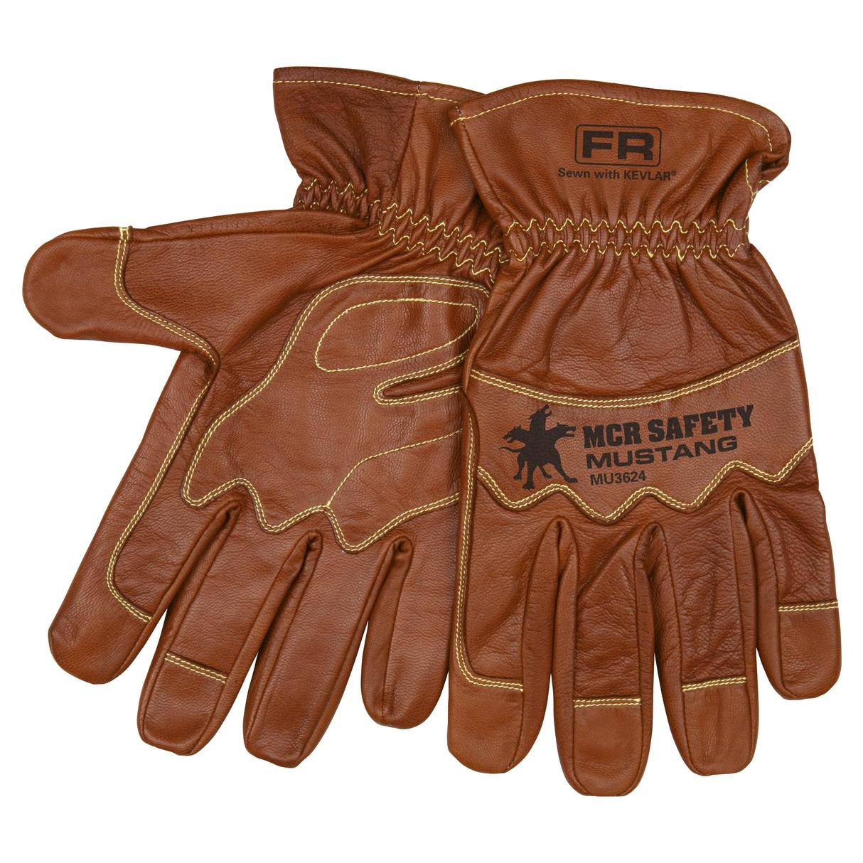 MCR Safety MU3624 Mustang Utility Premium Goatskin Double Palm Driver