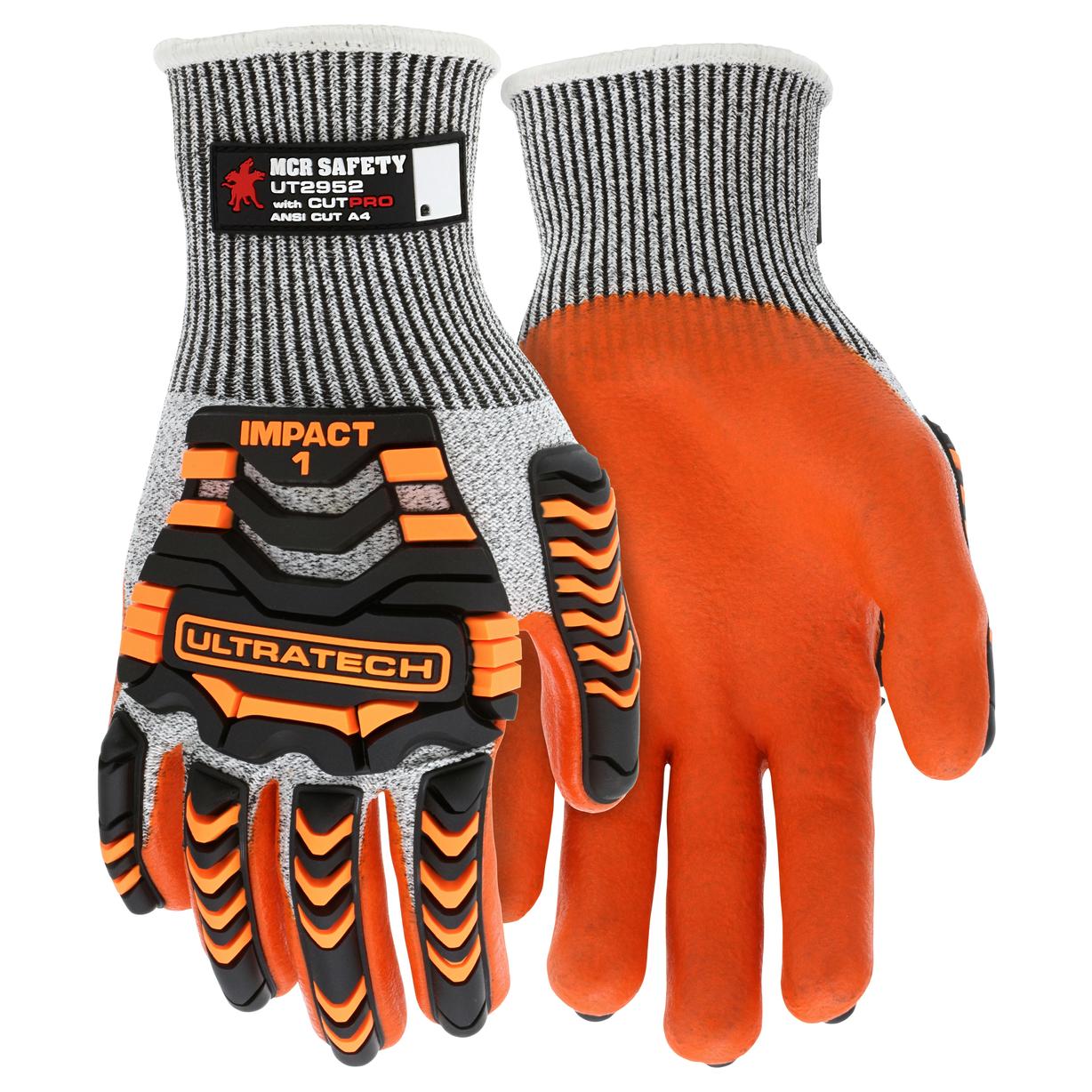 MCR Safety Cut Resistant Gloves,Glove Size M,PR UT2952M