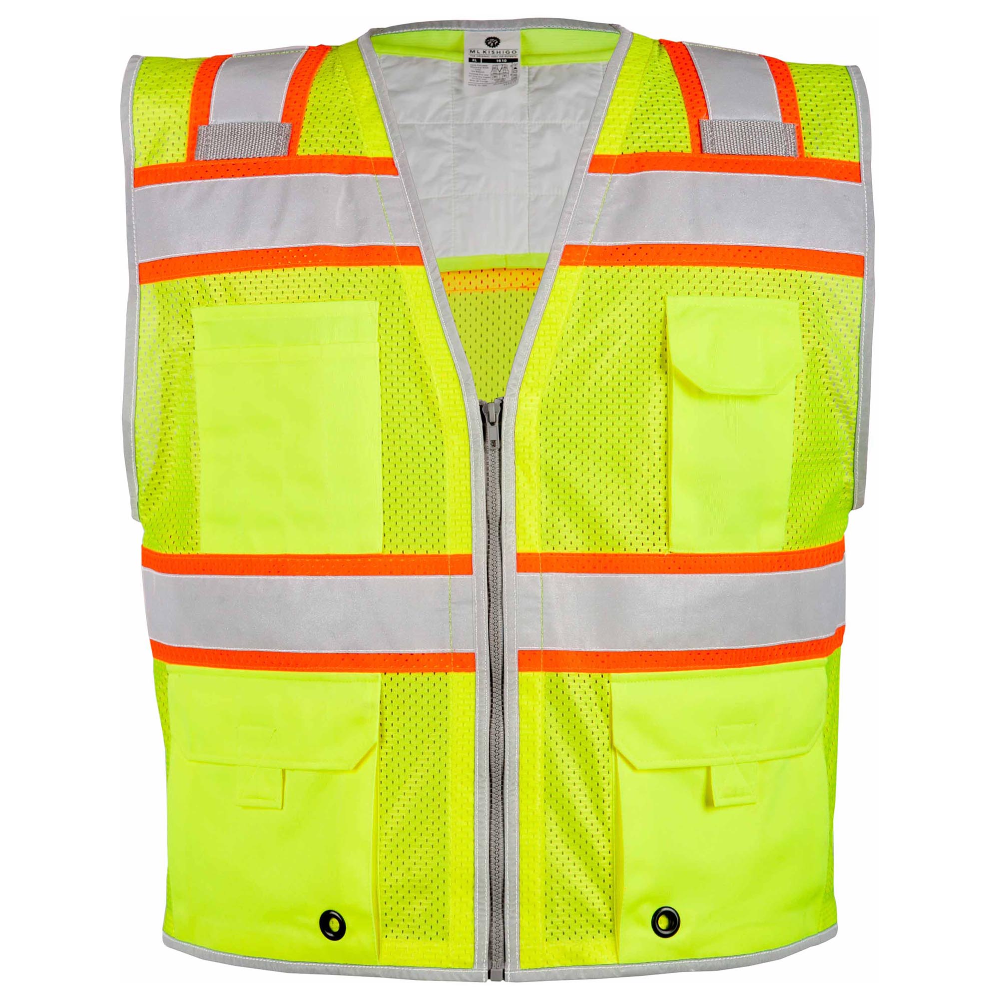 Kishigo 1610 Brisk Cooling Safety Vest Yellow/Lime Full Source