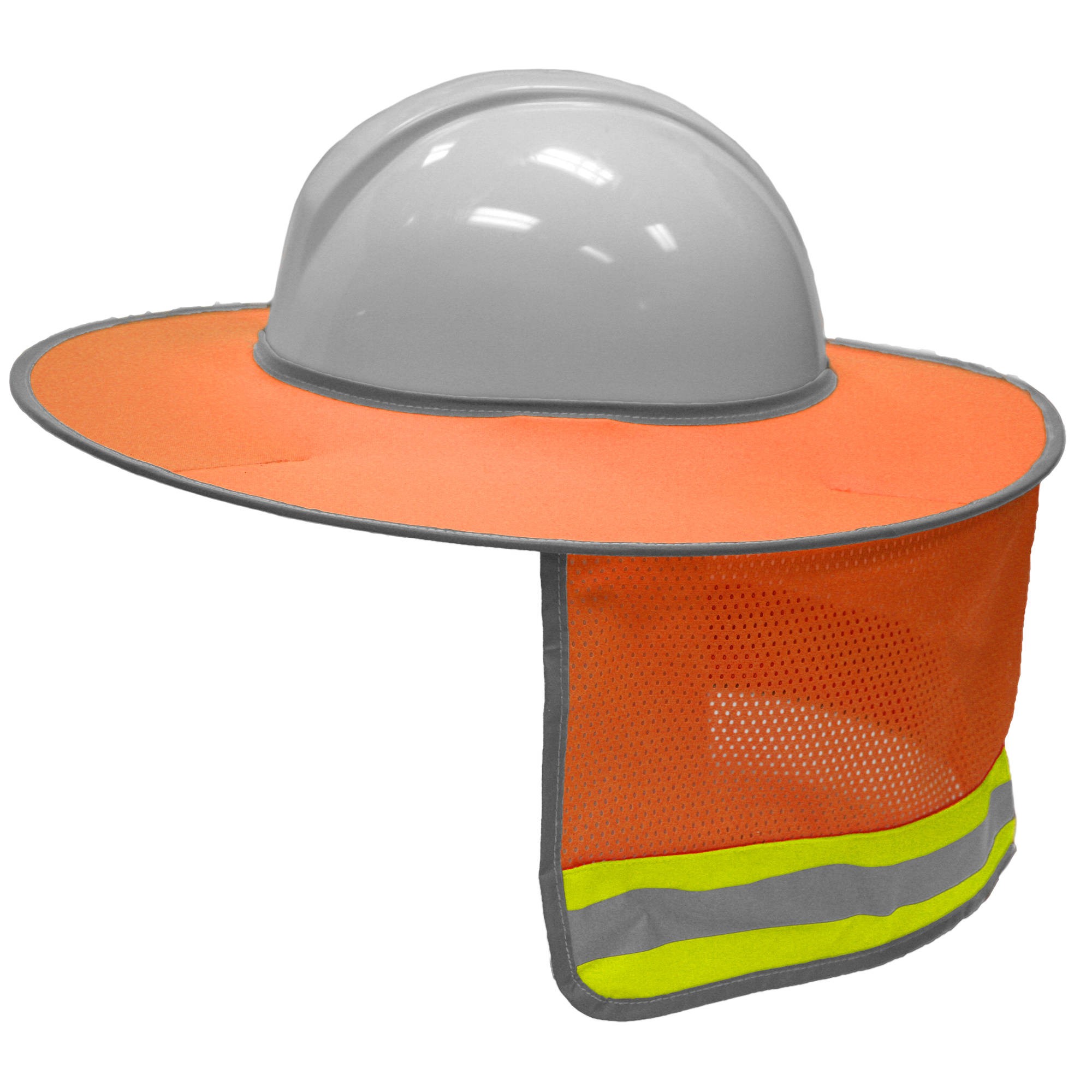 full brim hard hat sun shade