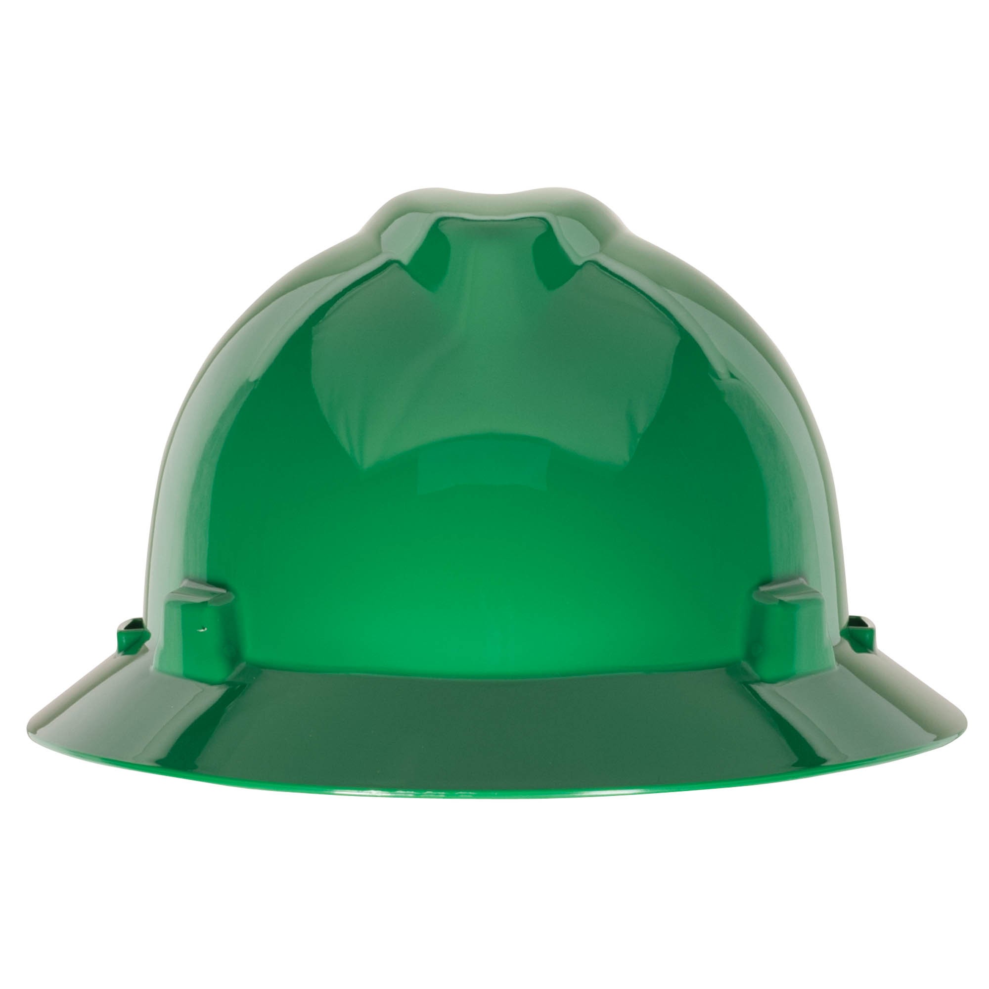 green full brim hard hat