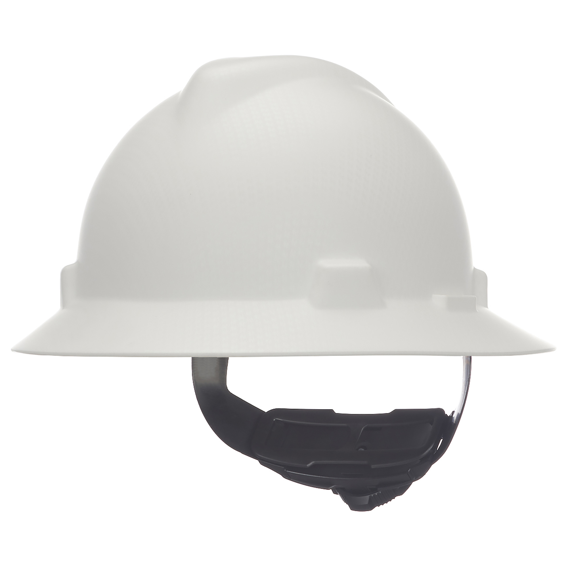 MSA 10204786 V-Gard Hydro Dip Full Brim Hard Hat - Fas-Trac Suspension ...