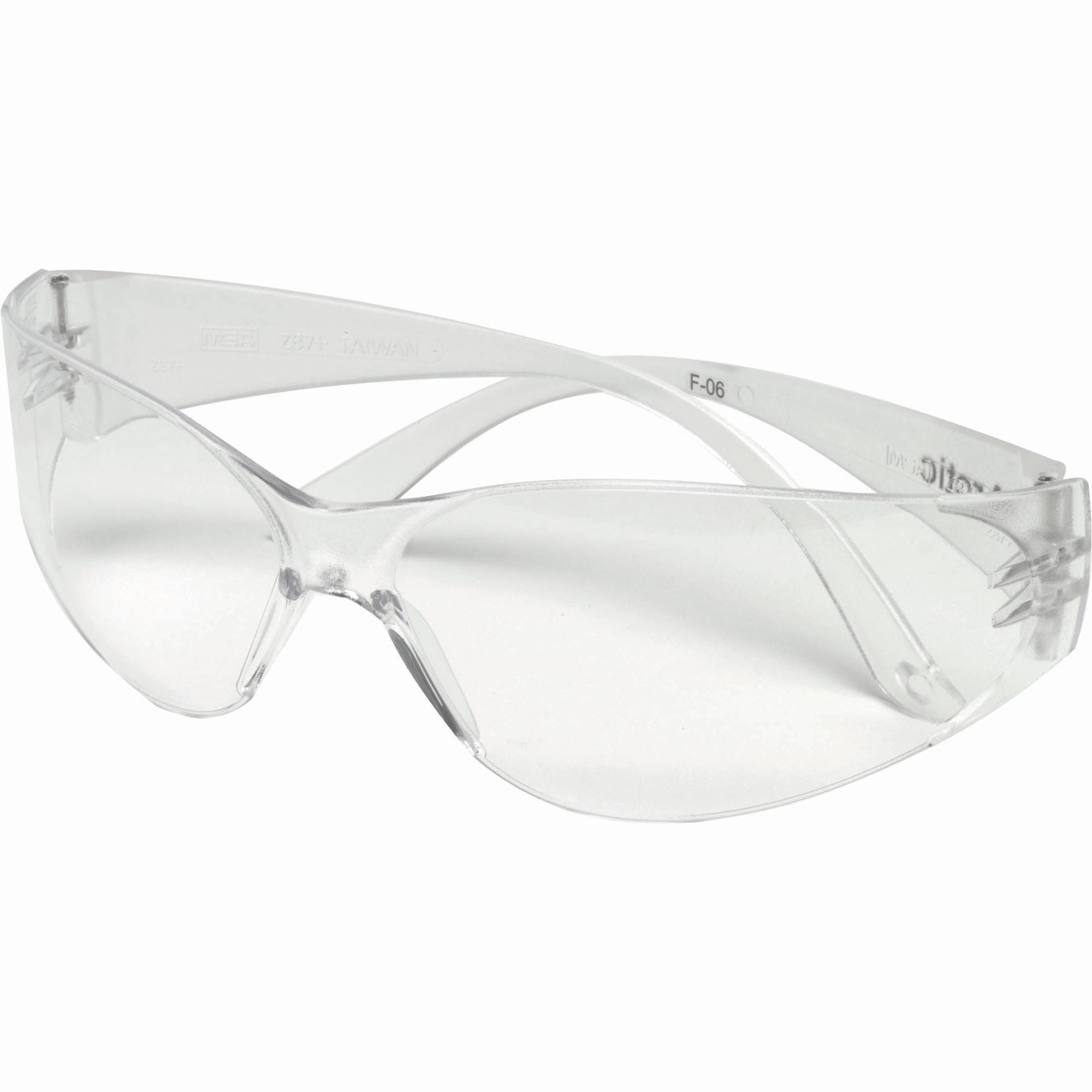 MSA 697514 Arctic Safety Glasses - Clear Frame - Clear Lens | Full