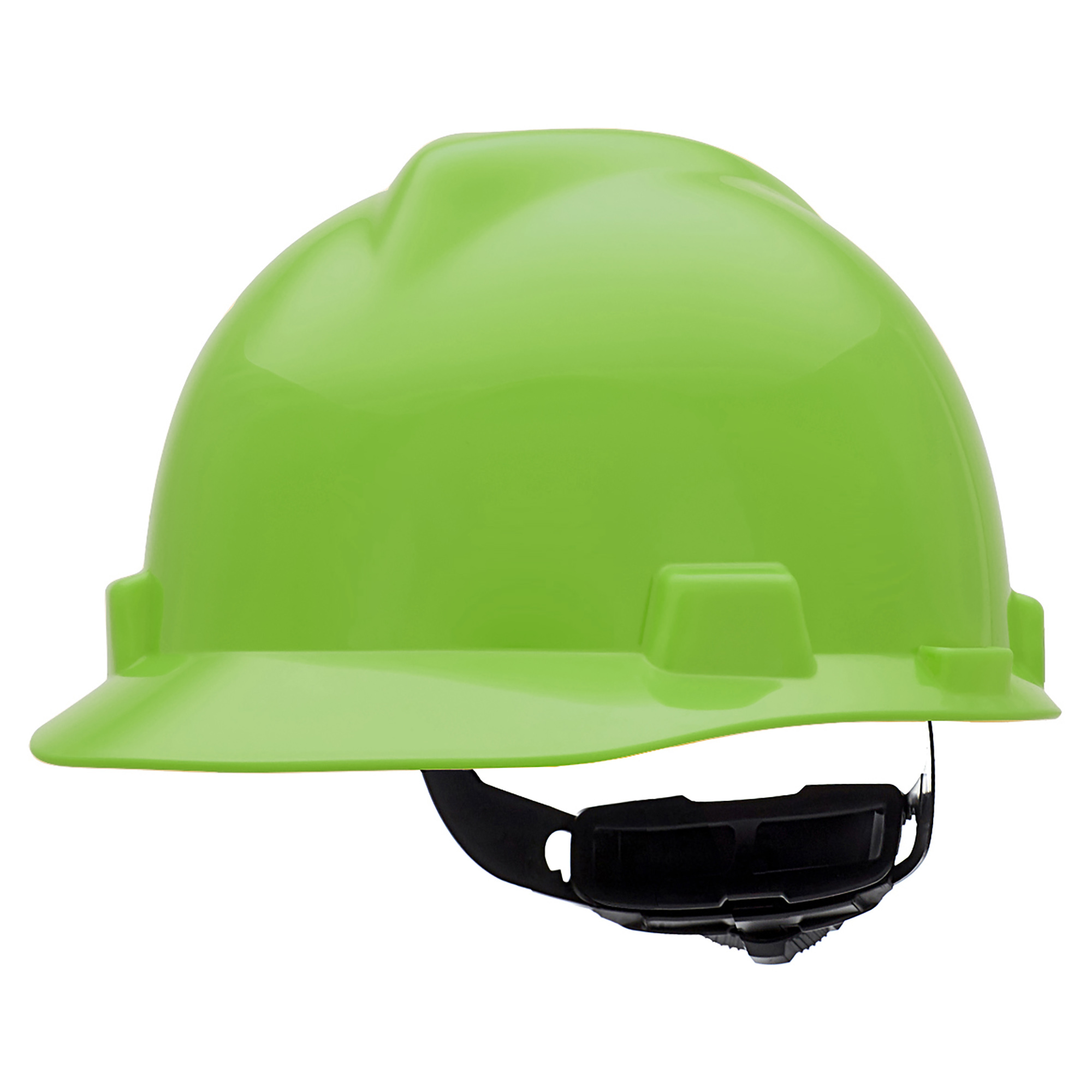 MSA 815565 VGard Cap Style Hard Hat FasTrac III Suspension Bright