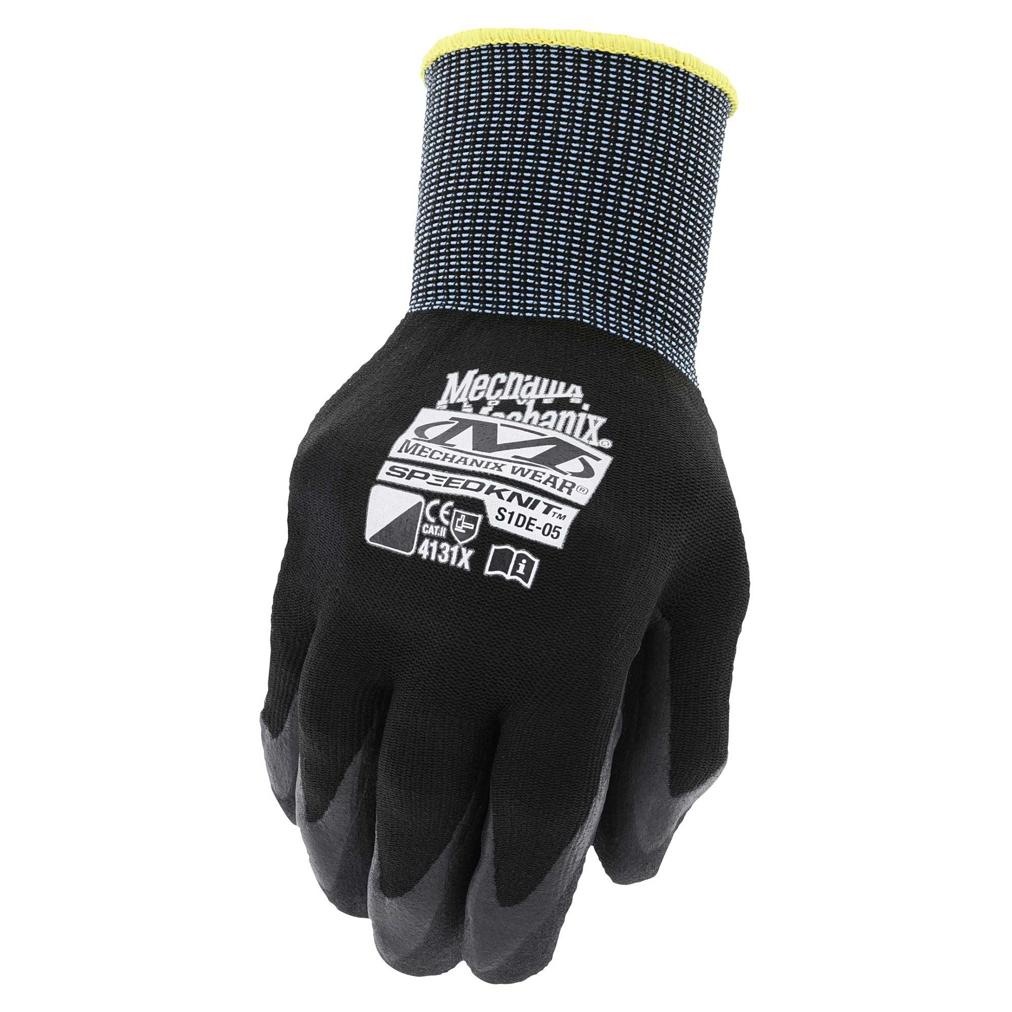 Mechanix S1DE-05 SpeedKnit Utility Gloves - Black | Full Source