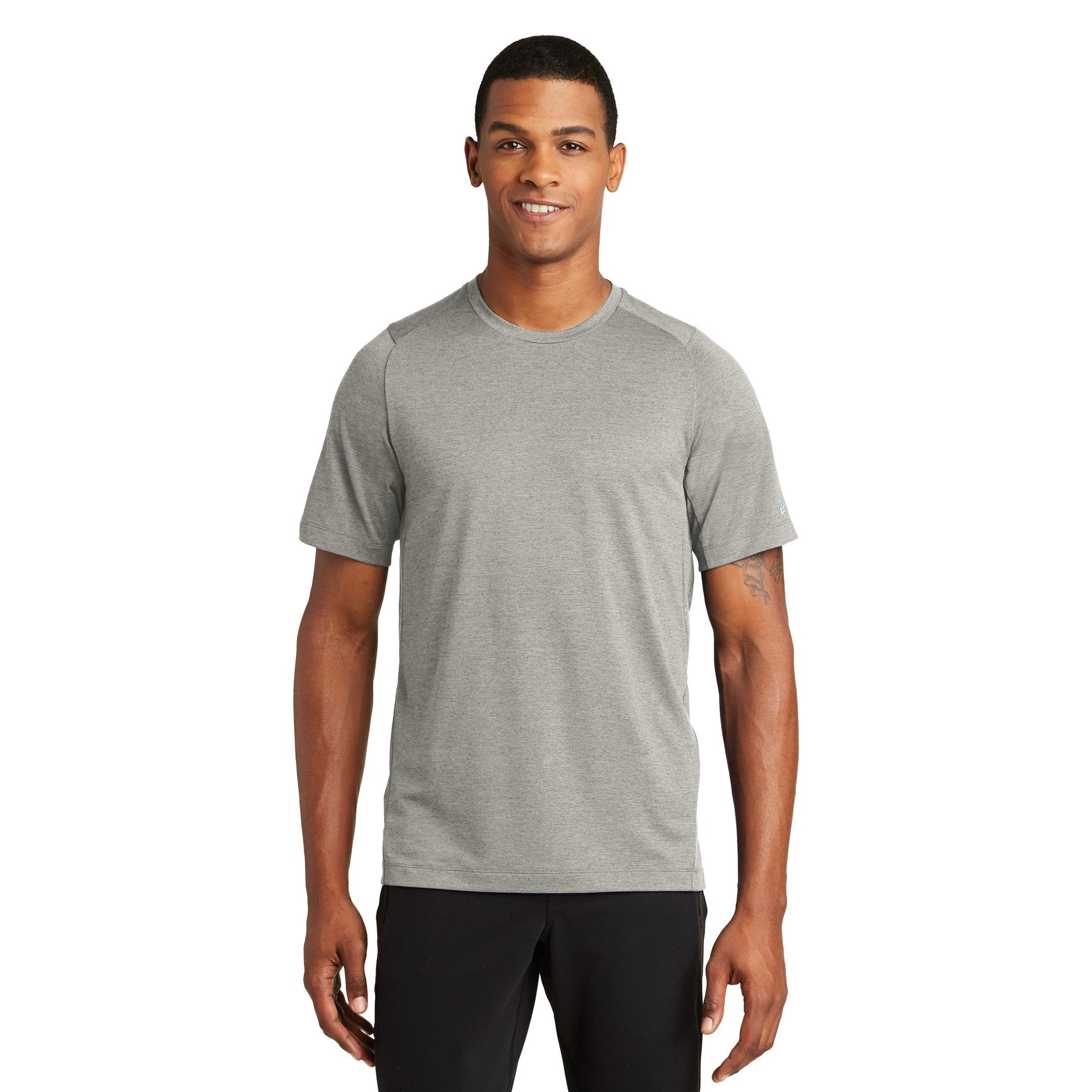 New Era NEA200 Series Performance Crew Tee - Rainstorm Grey | Full Source