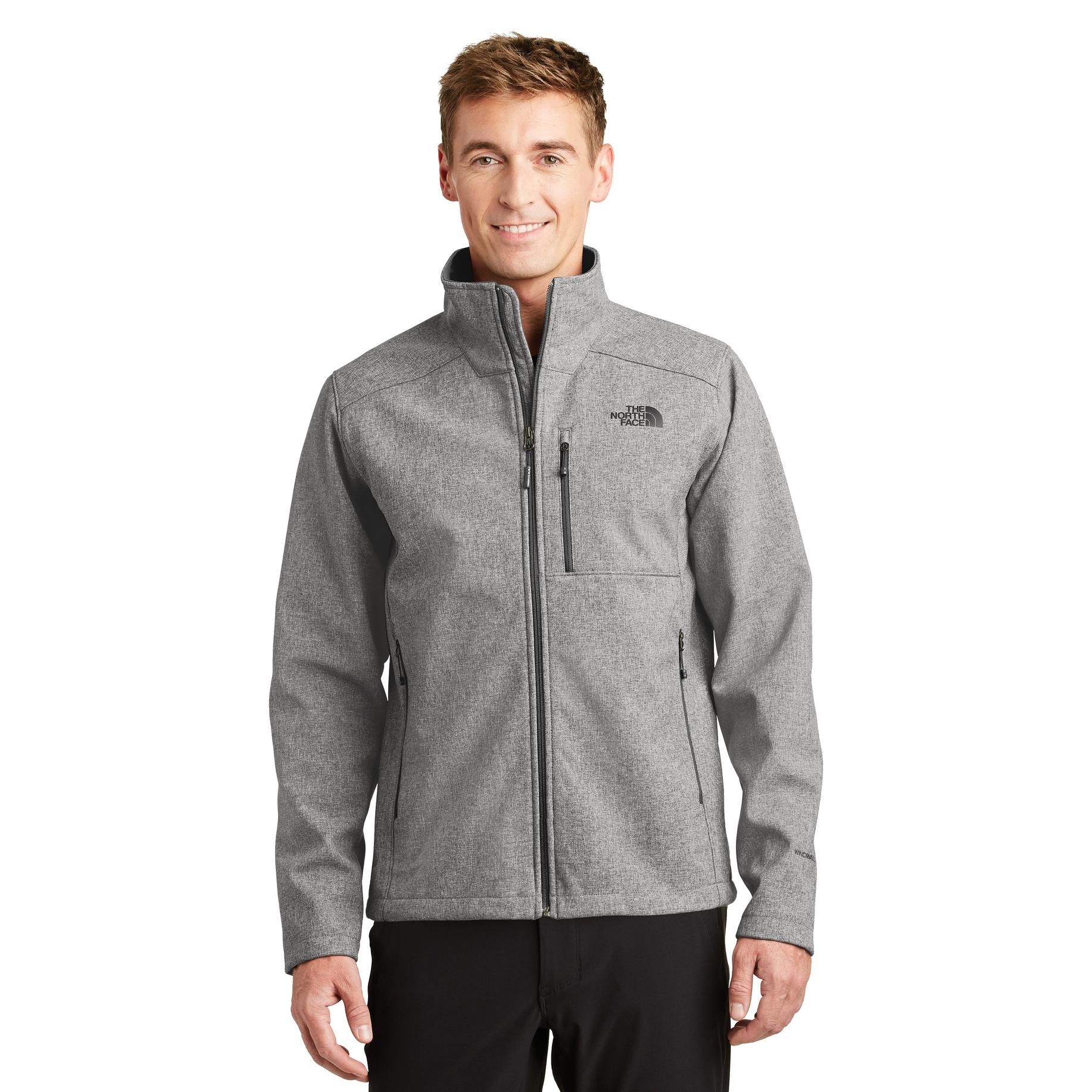 The North Face NF0A3LGT Apex Barrier Soft Shell Jacket - Medium Grey ...