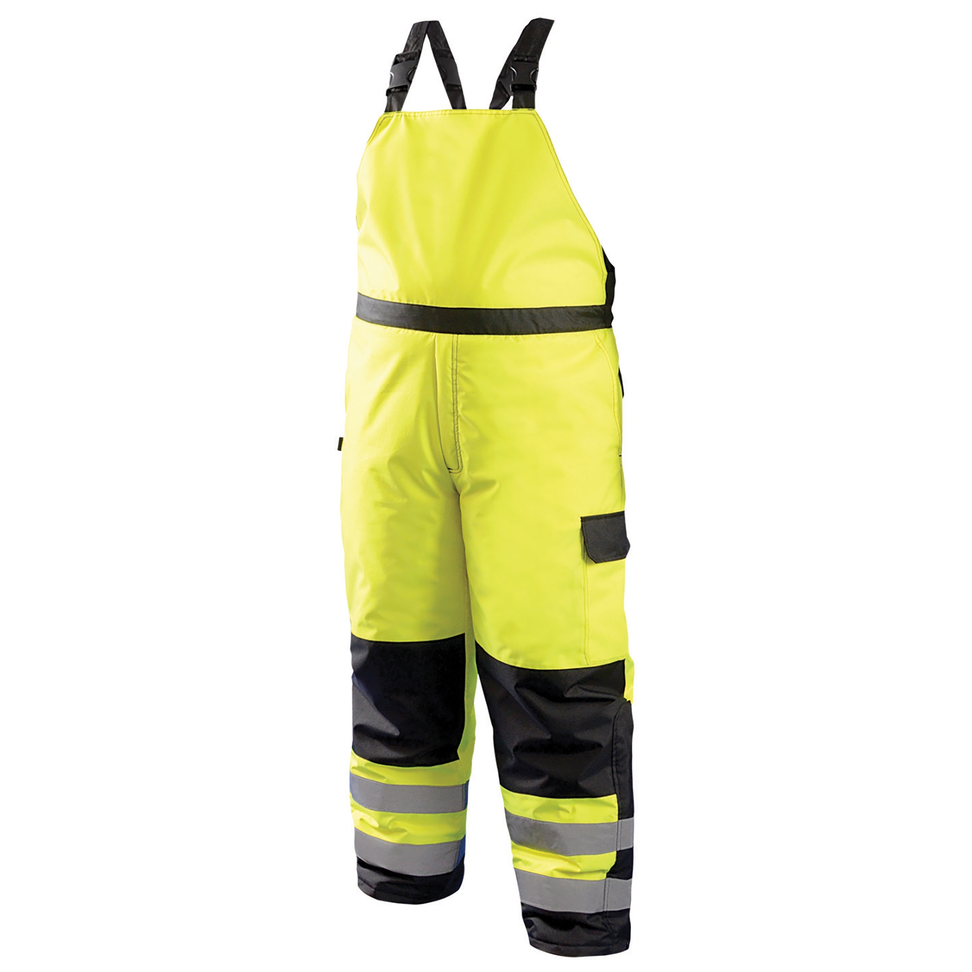 OccuNomix LUX-WBIB Class E Cold Weather Bib Pants - Yellow/Lime | Full ...