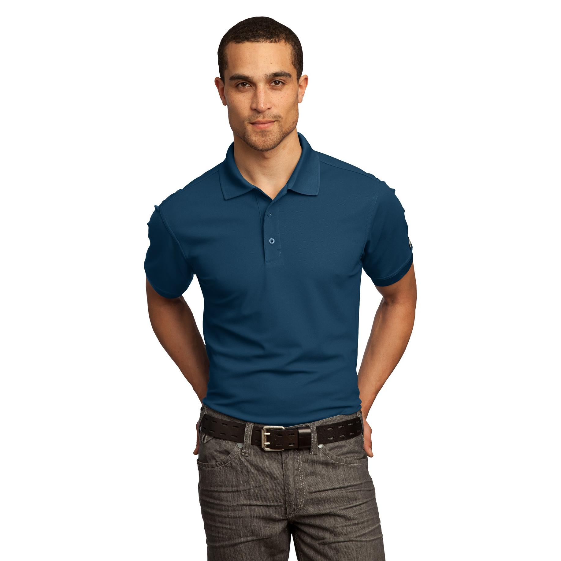 blue polo with jeans