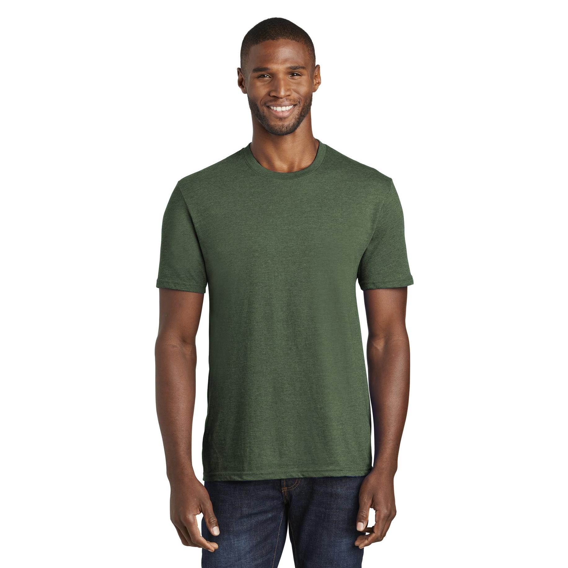 Port & Company PC455 Fan Favorite Blend Tee - Forest Green Heather