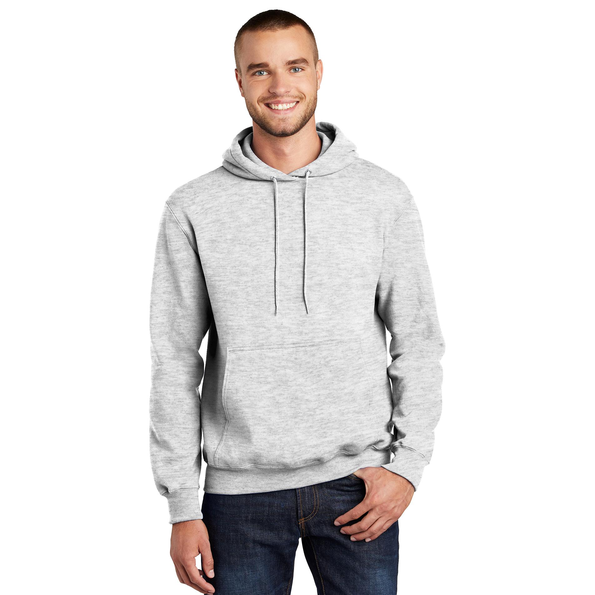 Port & Company PC90HT Tall Essential Fleece Pullover Hooded Sweatshirt ...