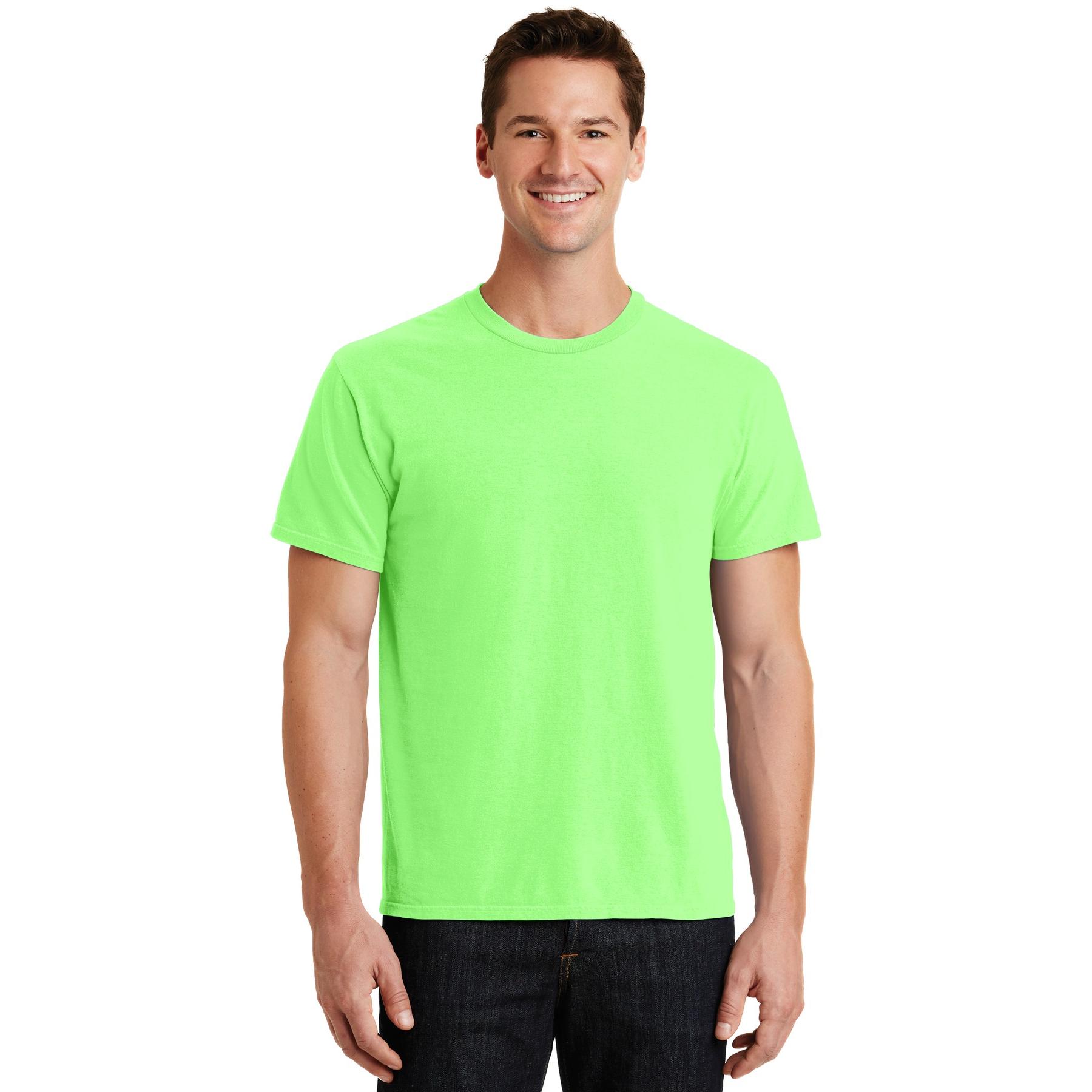 Port & Company PC099 Beach Wash Garment-Dyed Tee - Neon Green | Full Source