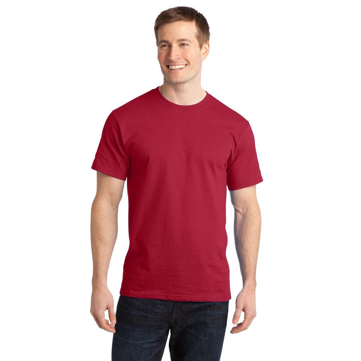 Port & Company PC150 Ring Spun Cotton Tee - Red | Full Source