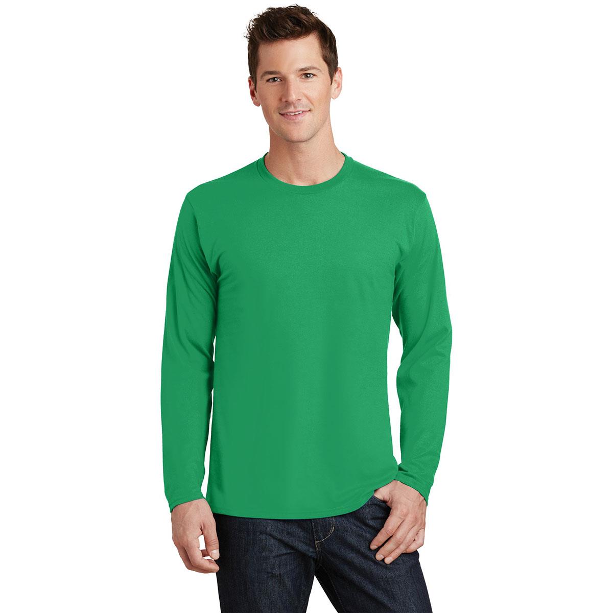 Port & Company PC450LS Long Sleeve Fan Favorite Tee - Athletic Kelly