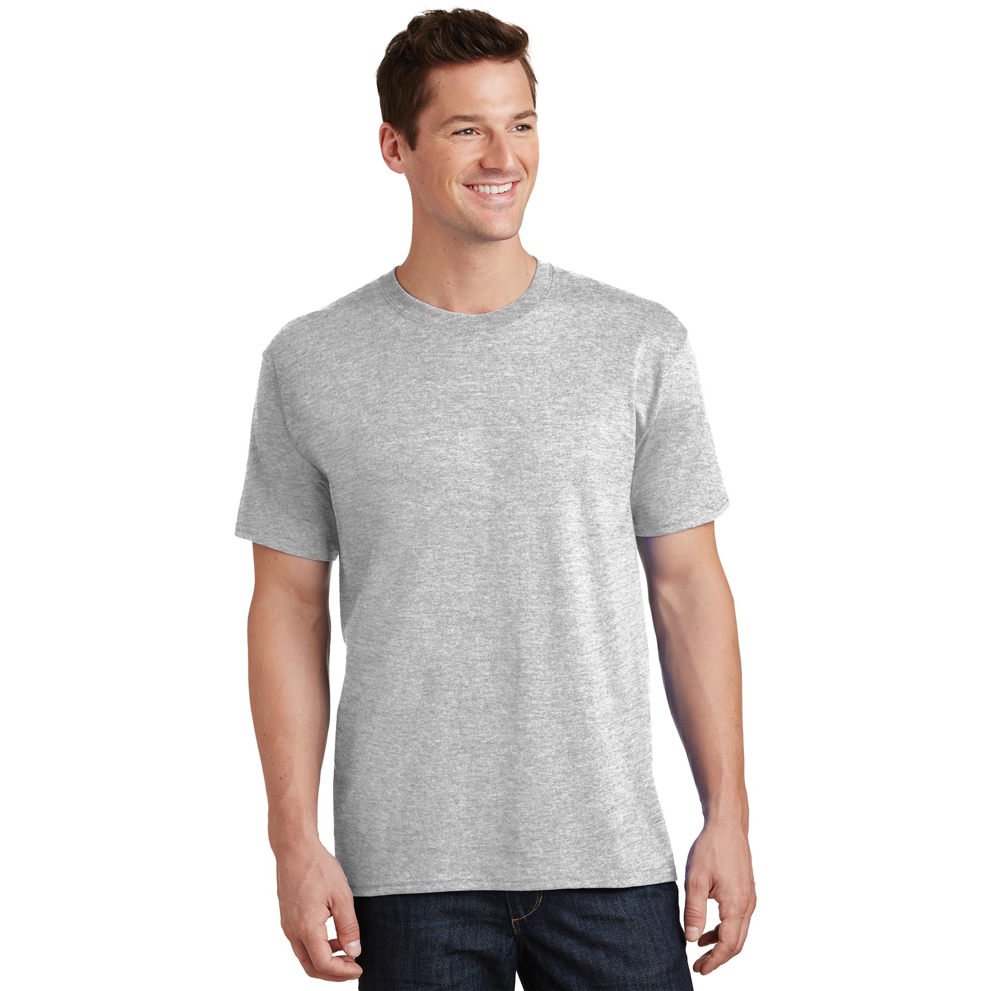 Port & Company PC54 Core Cotton Tee - Ash | Full Source