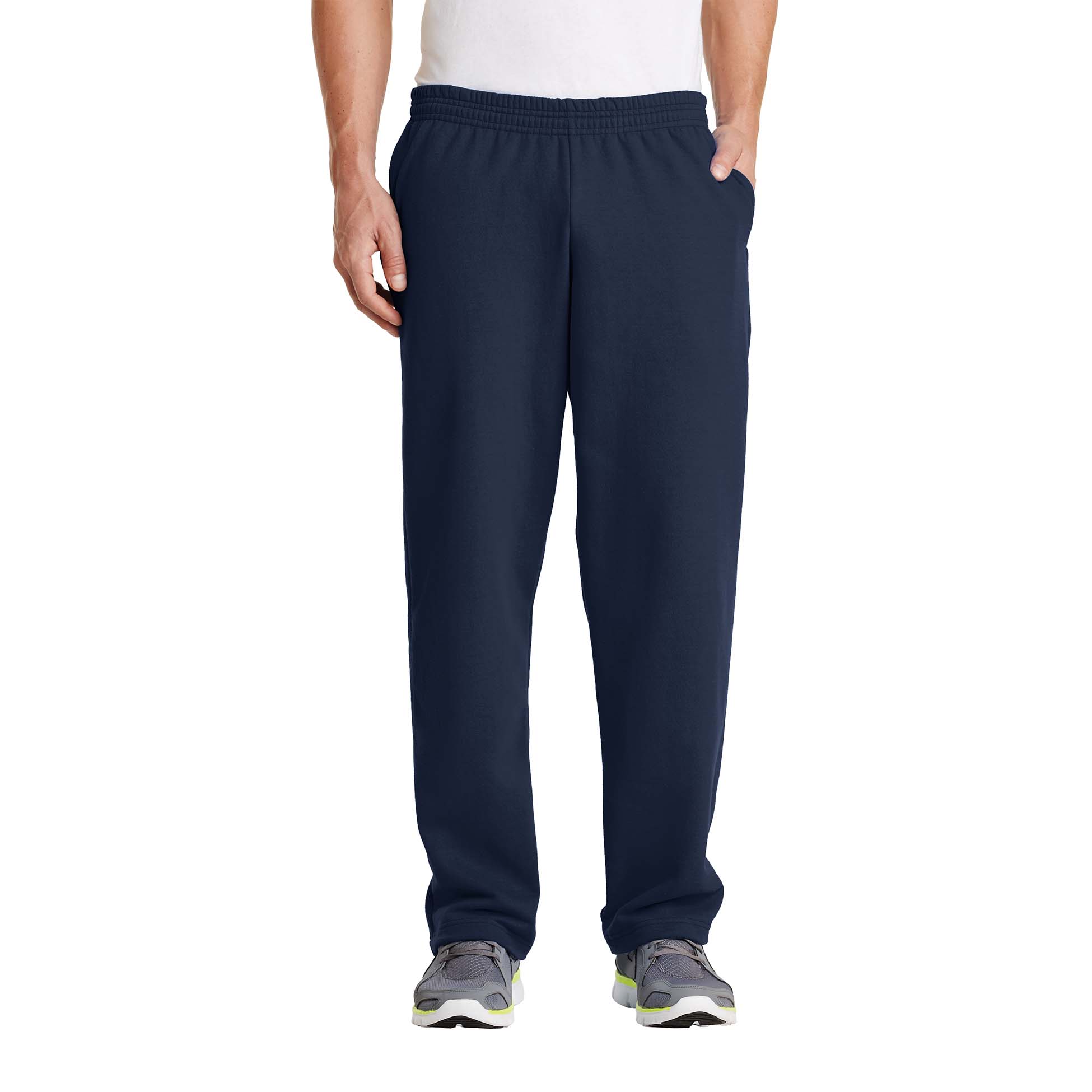 Port & Company PC78P Core Fleece Sweatpants with Pockets - Navy | Full ...
