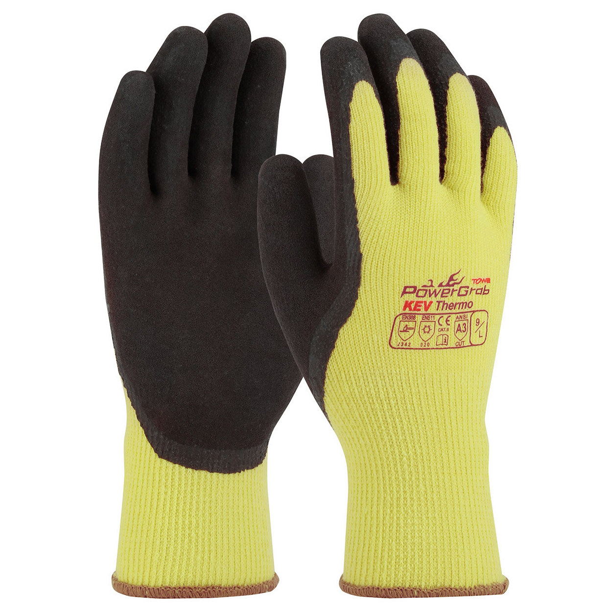 PIP 18-570/M MaxiCut Seamless Knit Engineered Yarn Glove with Nitrile Coated Microfoam Grip on Palm & Fingers - Medium