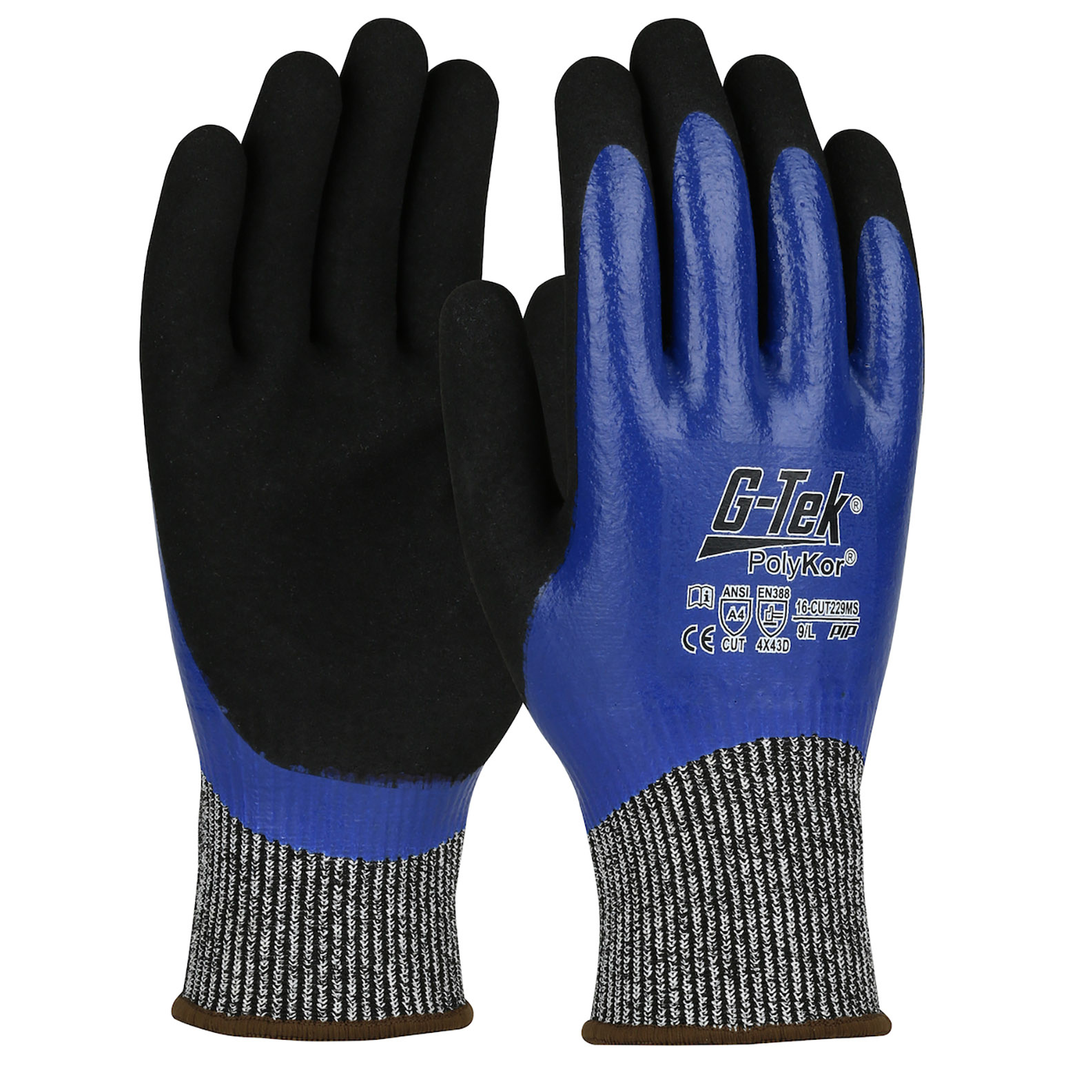 PIP 16-CUT229MS G-Tek Seamless Knit PolyKor Blended Gloves
