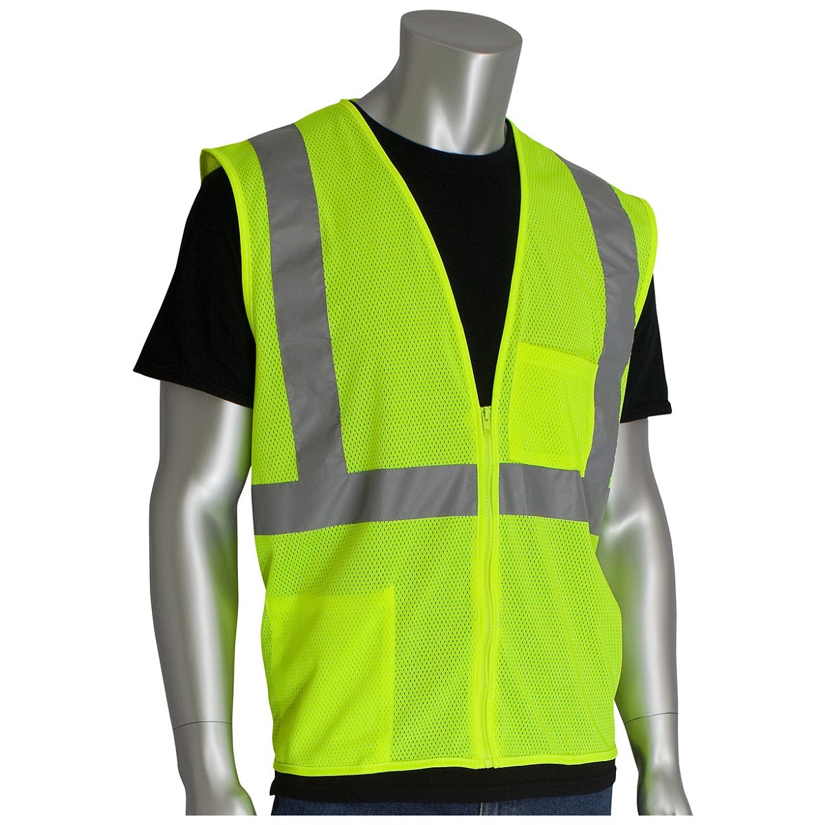 PIP 302-0702Z Economy Type R Class 2 Mesh Safety Vest with