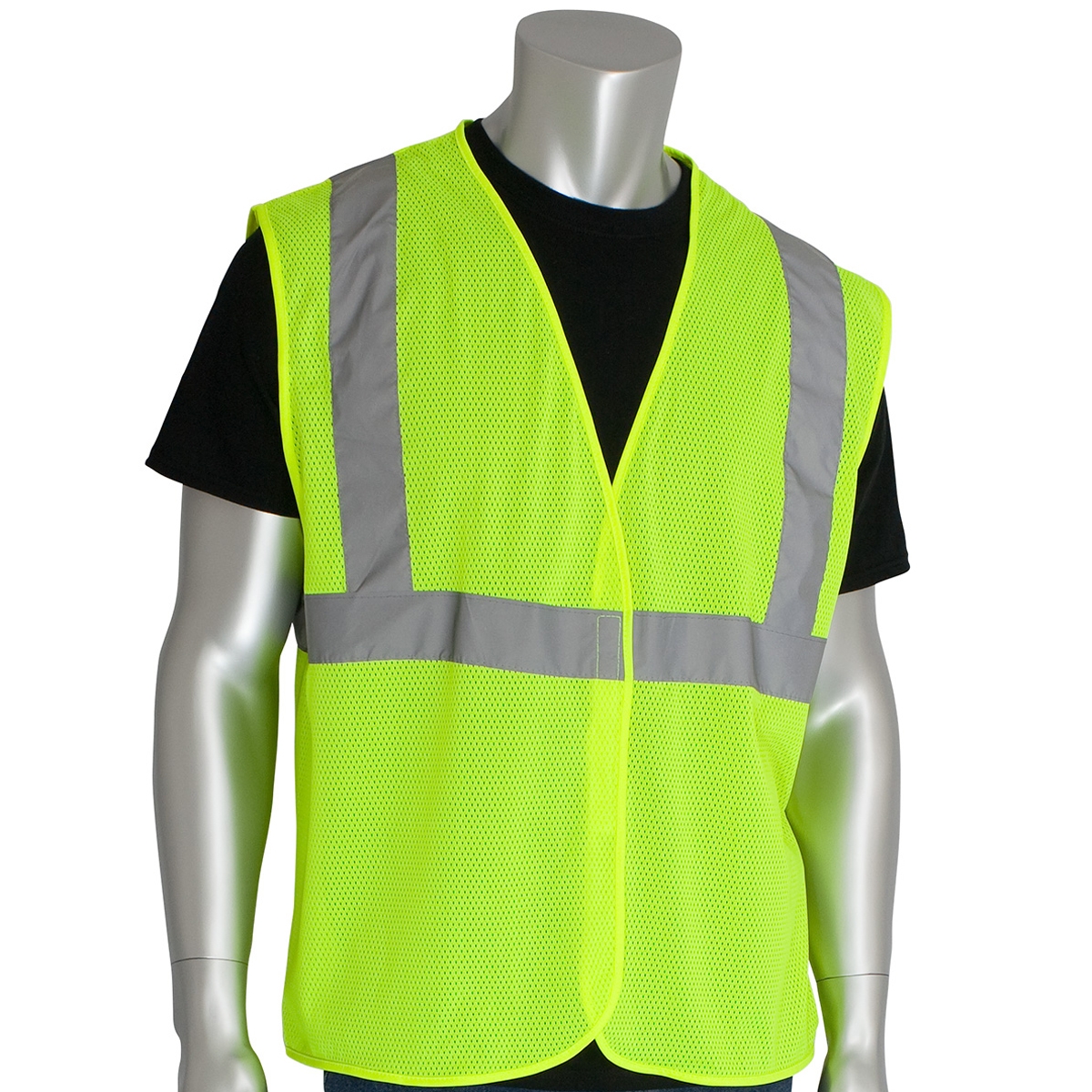 PIP 302-MVG Economy Type R Class 2 Mesh Safety Vest - Yellow/Lime ...