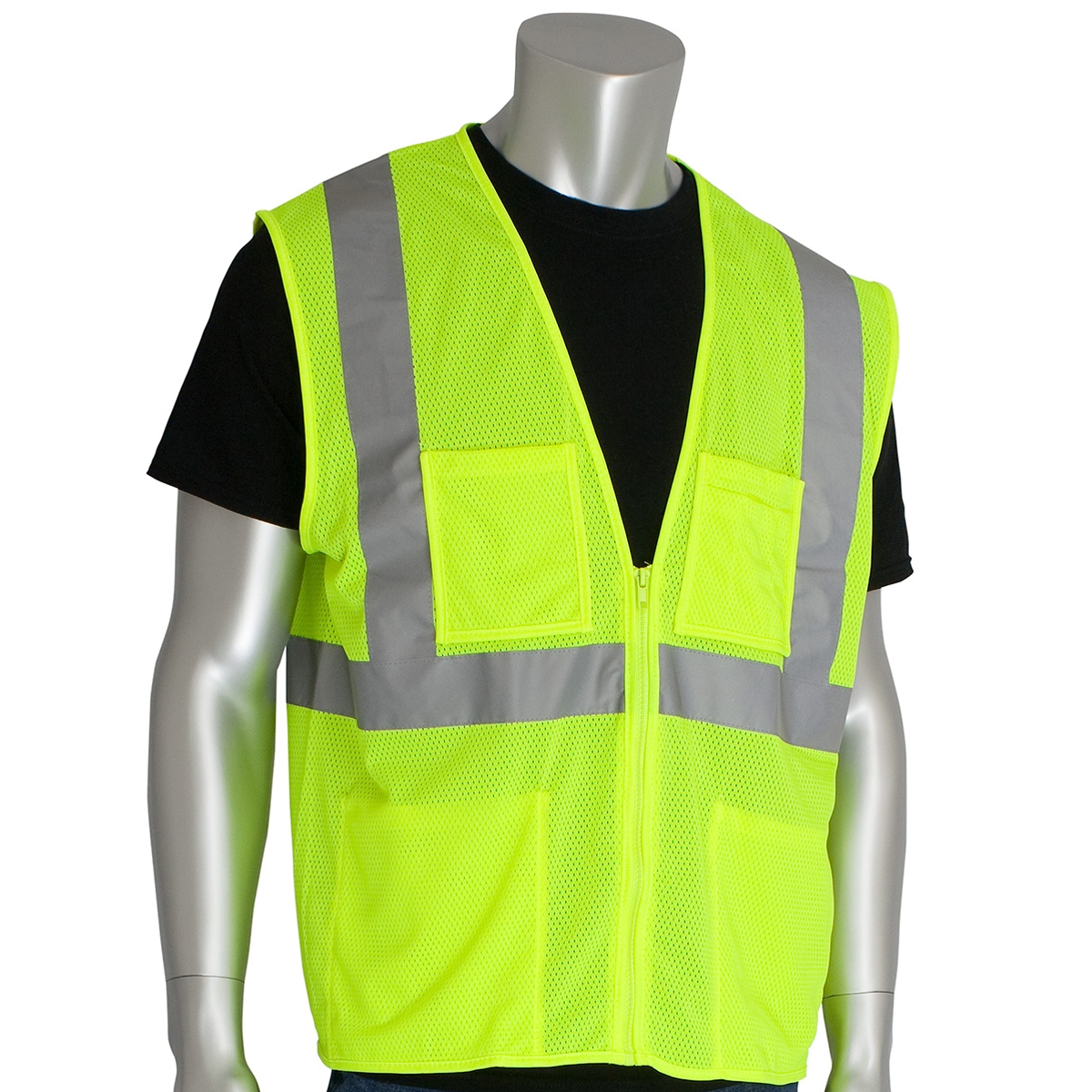 mesh safety vests with pockets