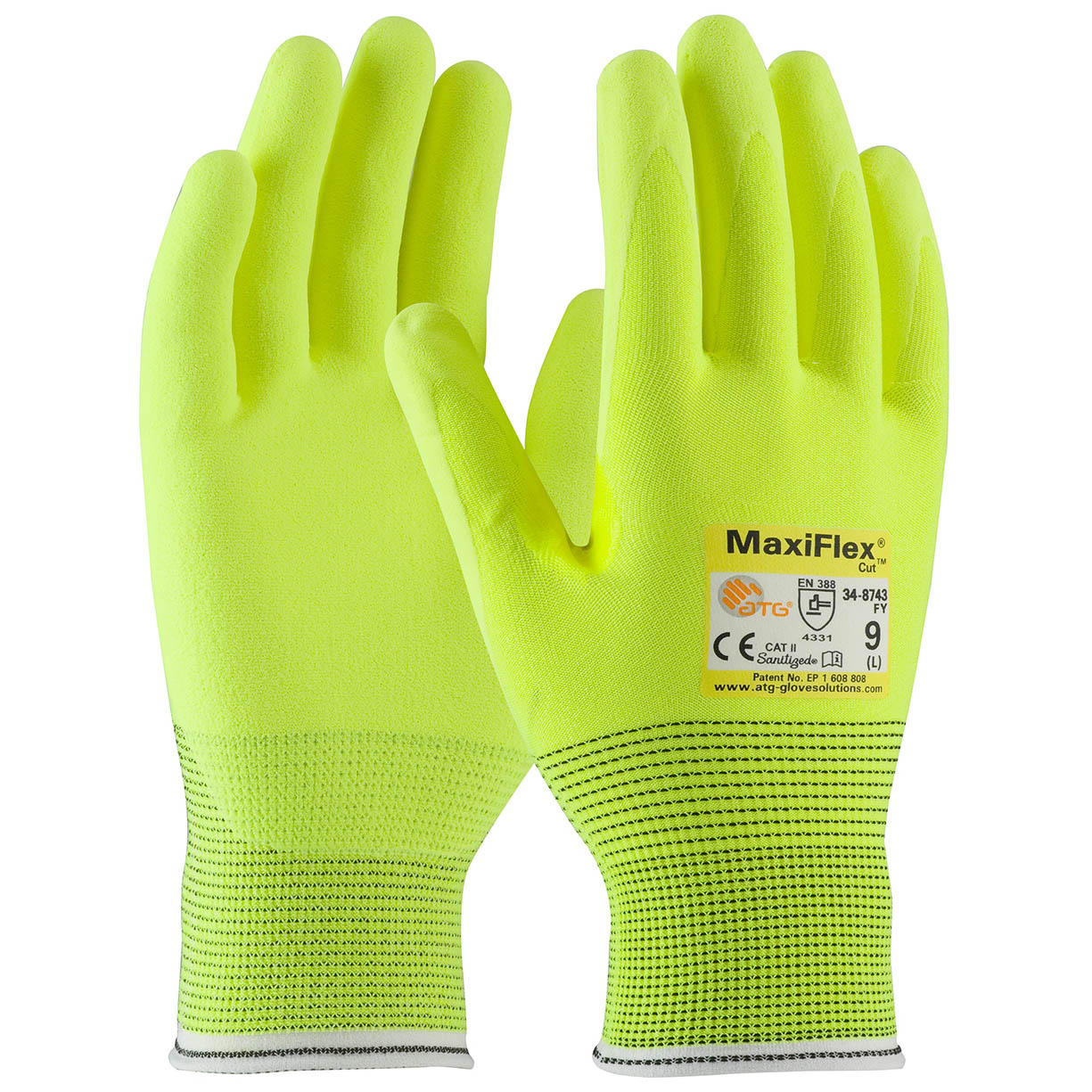 Radians RWG27 Crinkle Latex Dipped A3 Cut Winter Gripper Glove