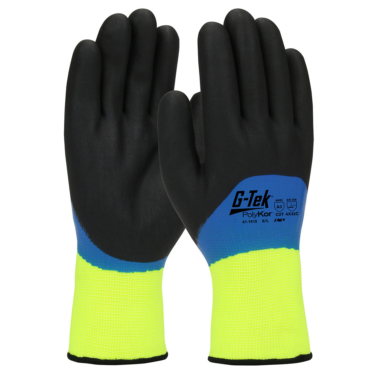 PIP 41-1415 G-Tek PolyKor Seamless Knit Blend Gloves - Double
