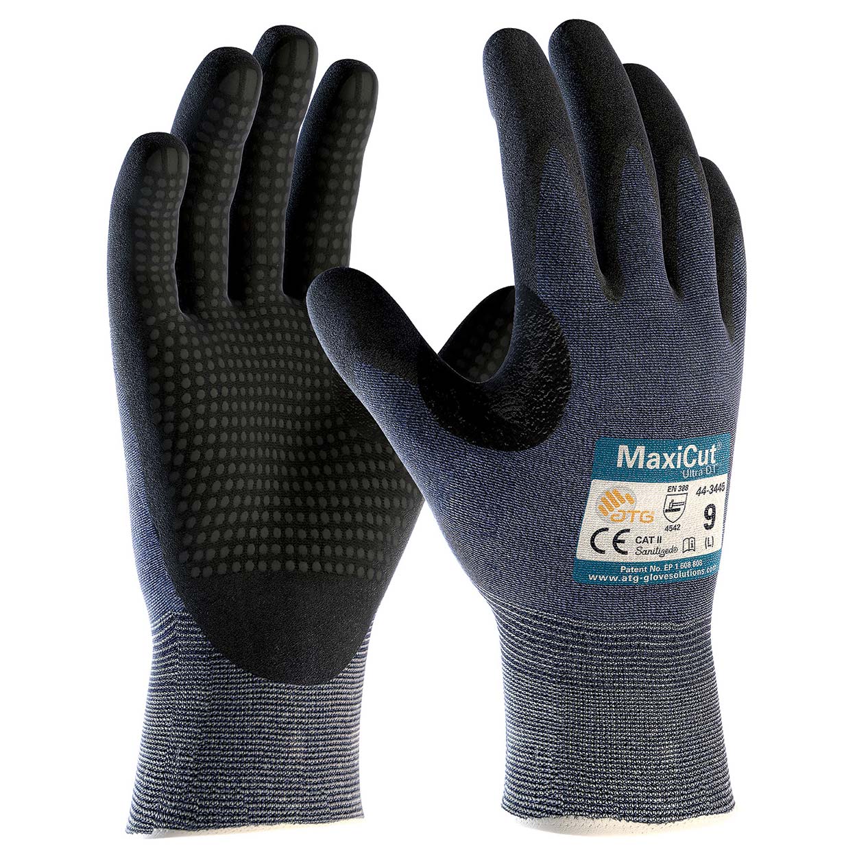Cut Protection Gloves Builders Latex PU Coated Thermal Gel Fingerless Disposable 
