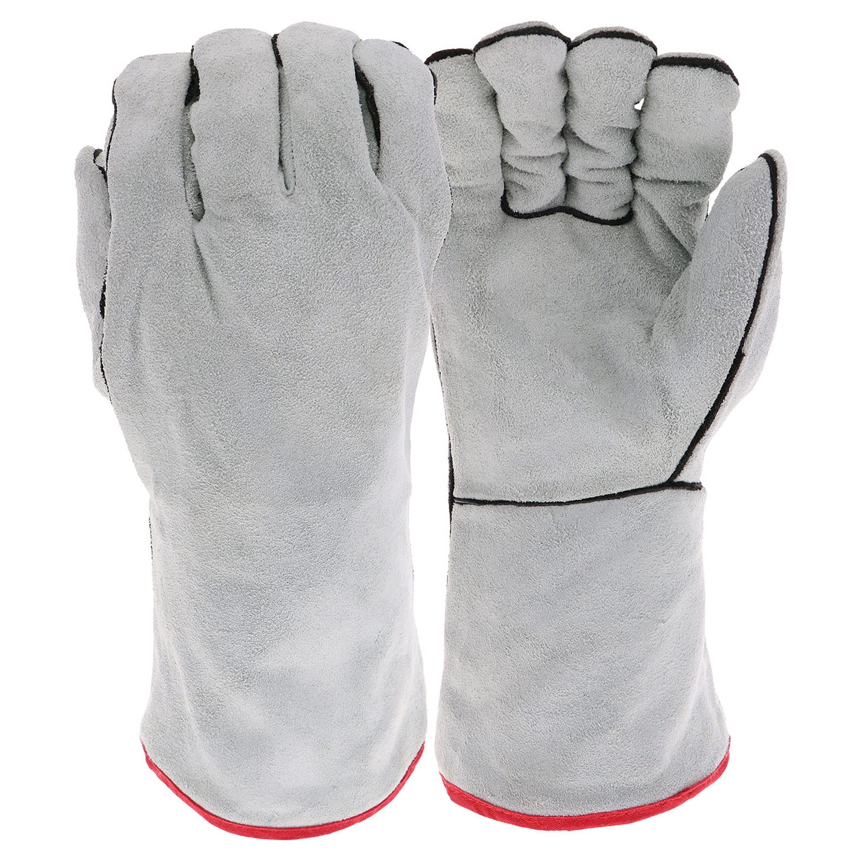 PIP 930 Ironcat Split Cowhide Leather Welder's Gloves With Cotton Liner