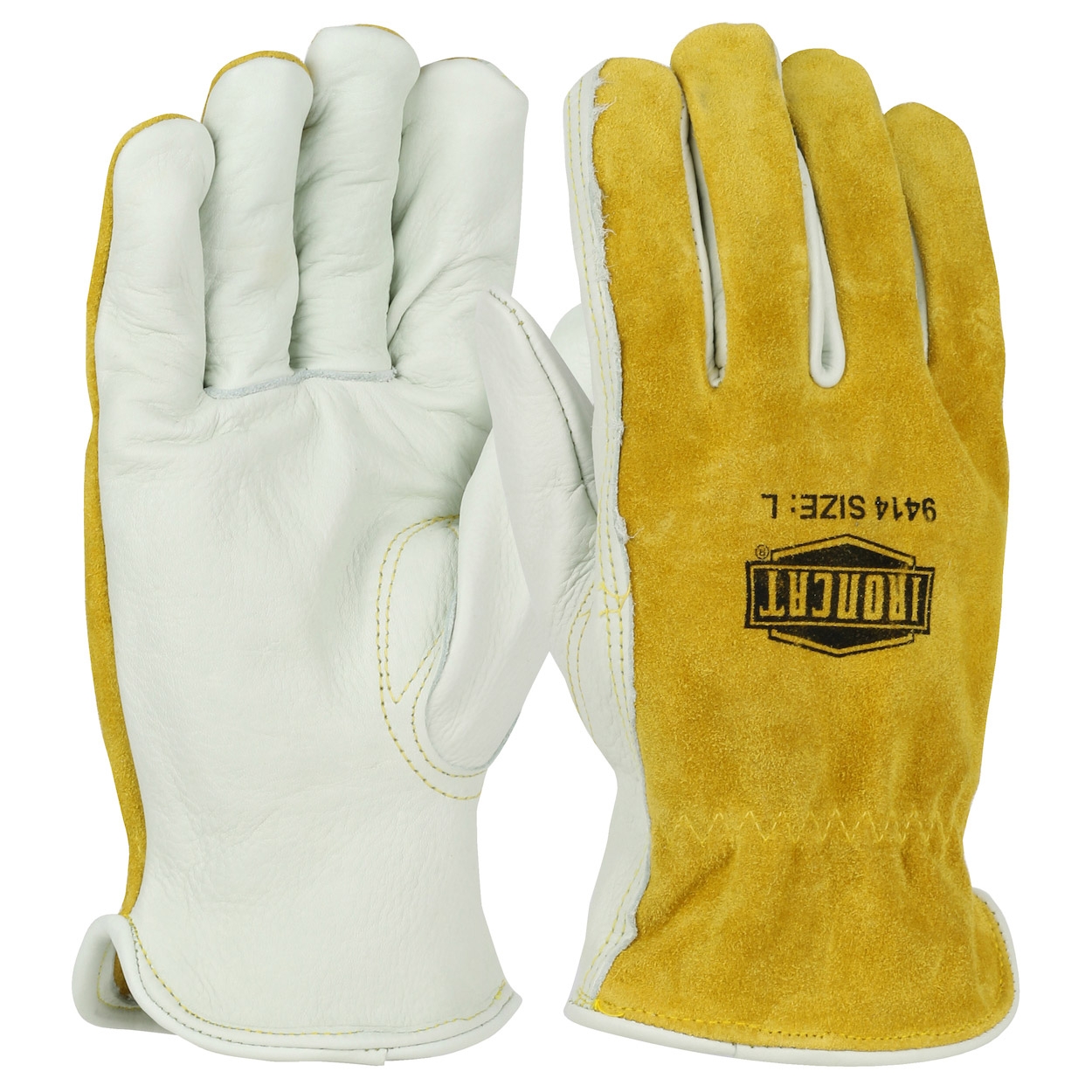 PIP 9414 Ironcat Premium Grade Top Grain Drivers Gloves with