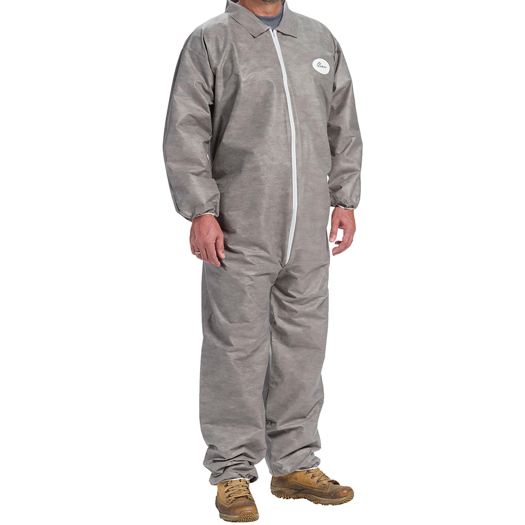 PIP C3902 PosiWear M3 Coverall with Elastic Wrist & Ankle - Gray | Full ...