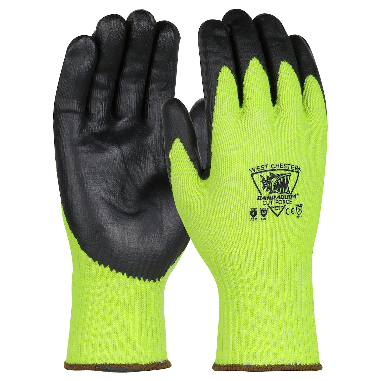 PIP HVG710SNF Barracuda Cut Force Hi-Viz Knit HPPE Blended Gloves
