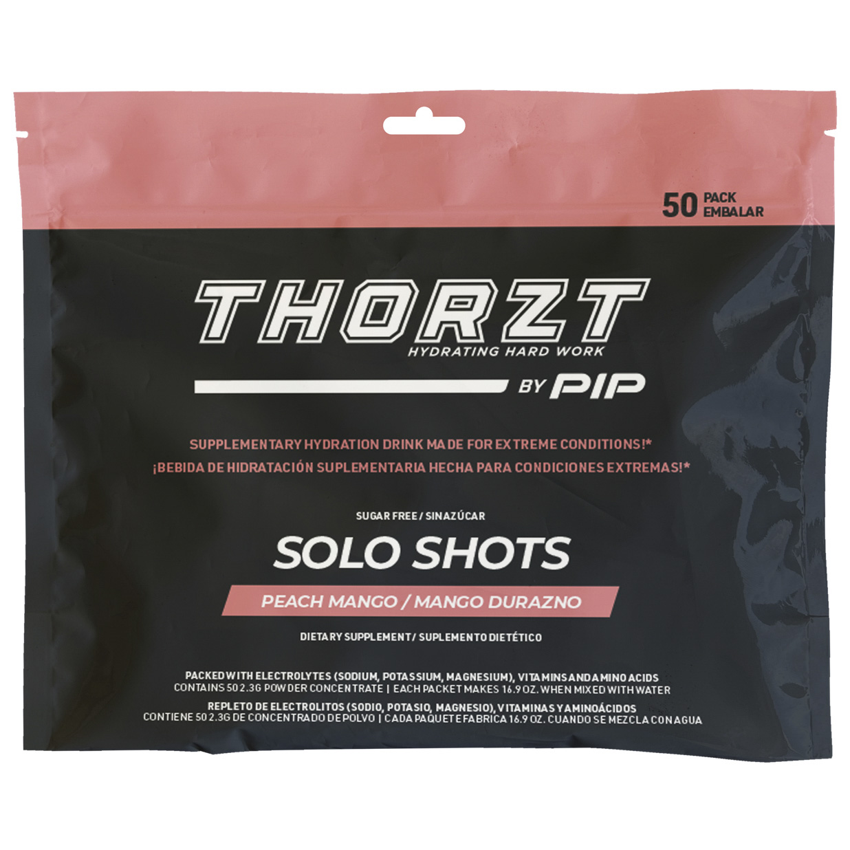 PIP SSSFPM THORZT Sugar Free Solo Shots - Peach Mango | Full Source
