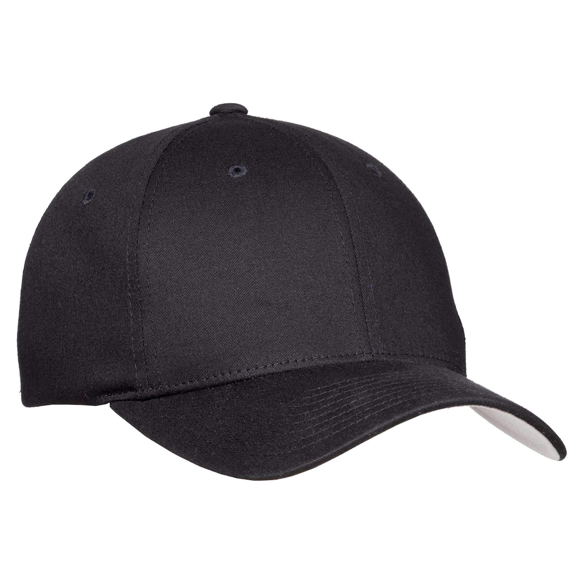 Port Authority C813 Flexfit Cotton Twill Cap - Black | Full
