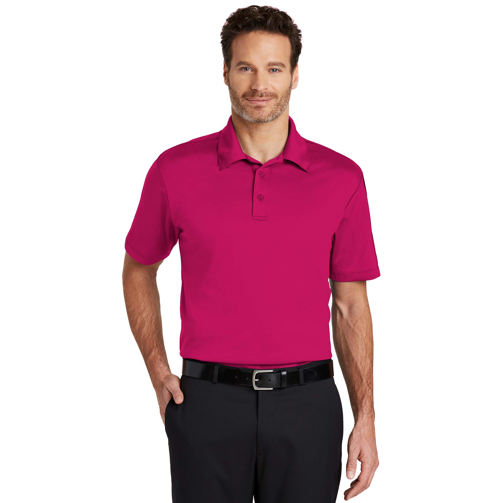 Port Authority K540 Silk Touch Performance Polo - Pink Raspberry | Full ...