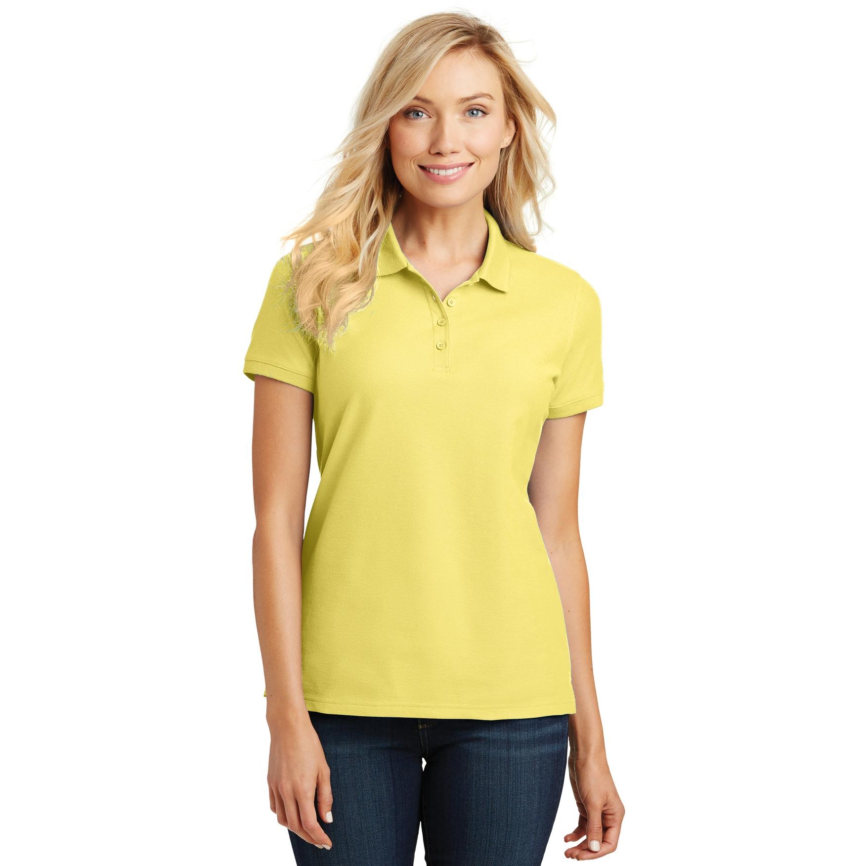lemon polo shirt