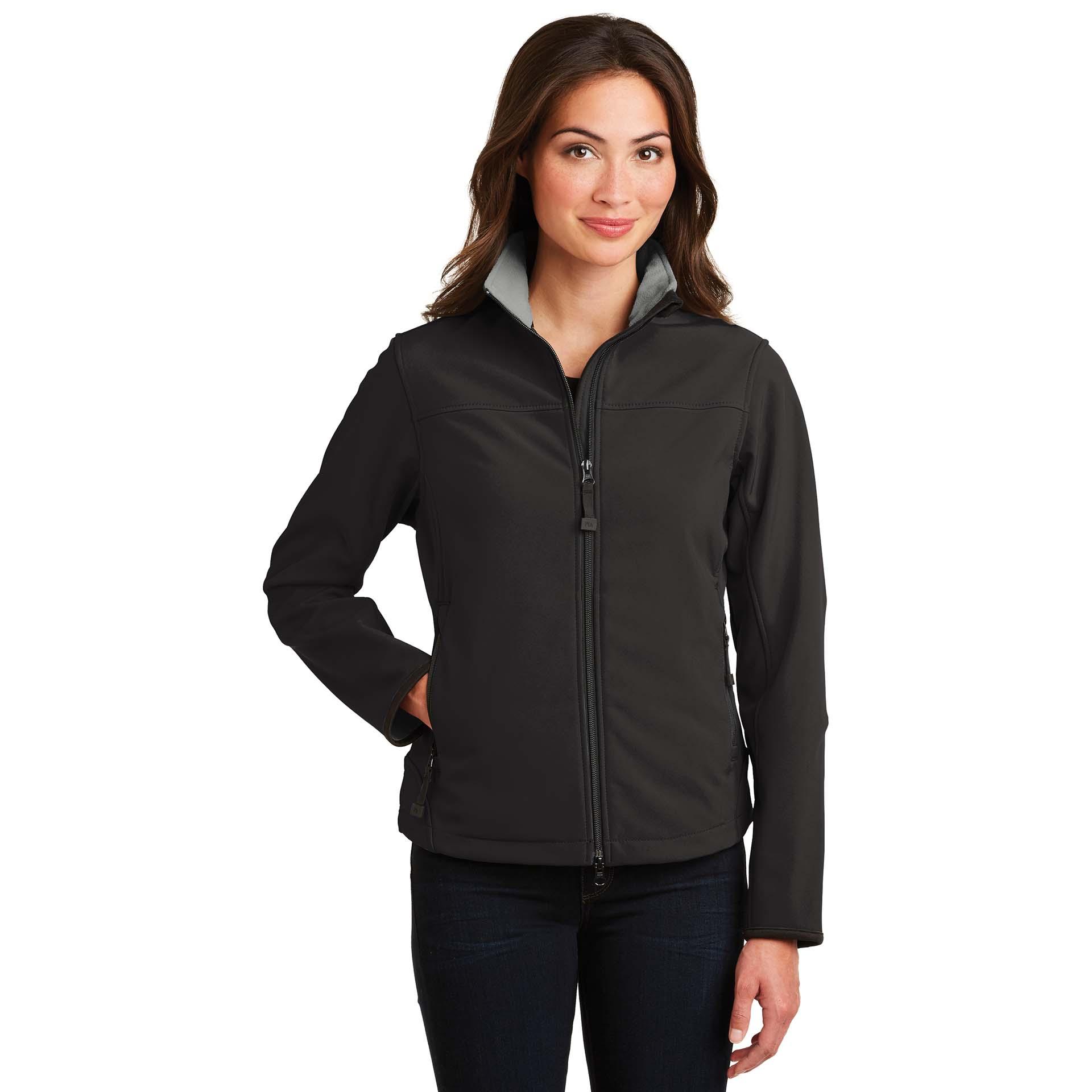 Port Authority L790 Ladies Glacier Soft Shell Jacket - Black
