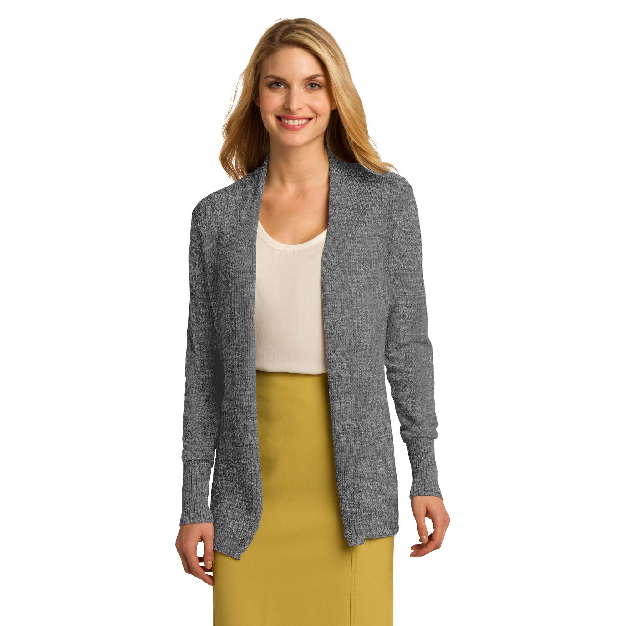 Port Authority Ladies Open Front Cardigan Sweater