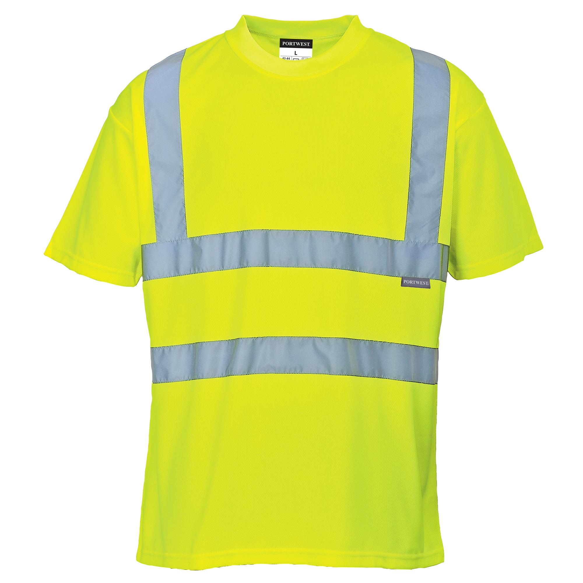 Portwest S478 HiVis TShirt Yellow Full Source