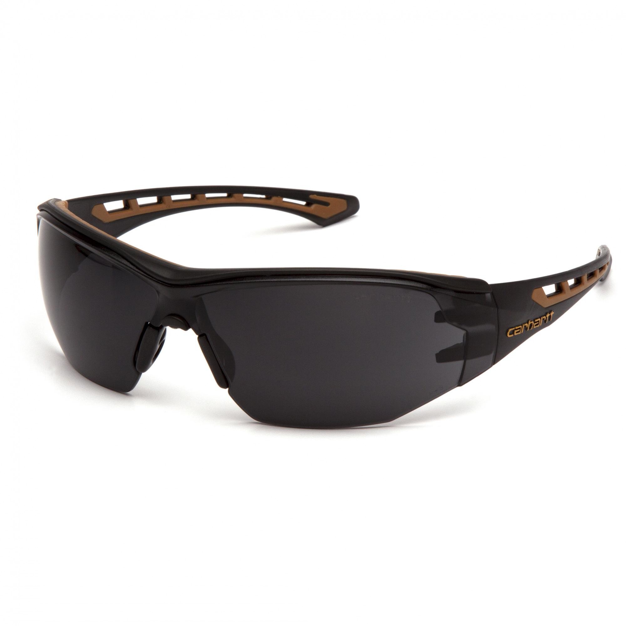 Carhartt CHB820ST Easley Safety Glasses - Black and Tan Frame