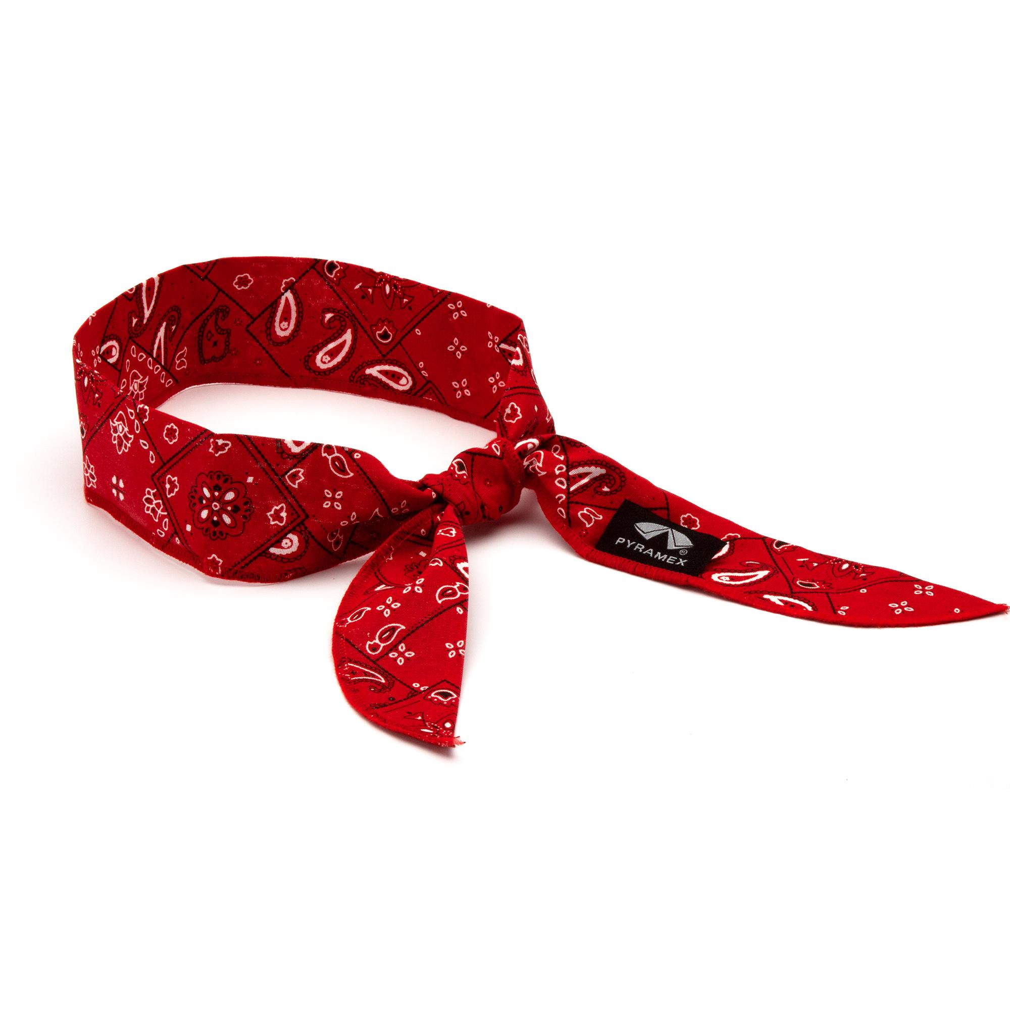 Pyramex CNB12PKR Cooling Beaded Bandana - Red Paisley | Full Source
