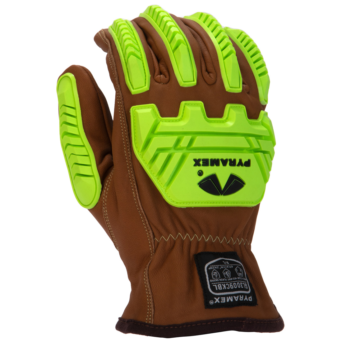 Cut Resistant Leather Drivers Glove - Kevlar Lined Goatskin, 36