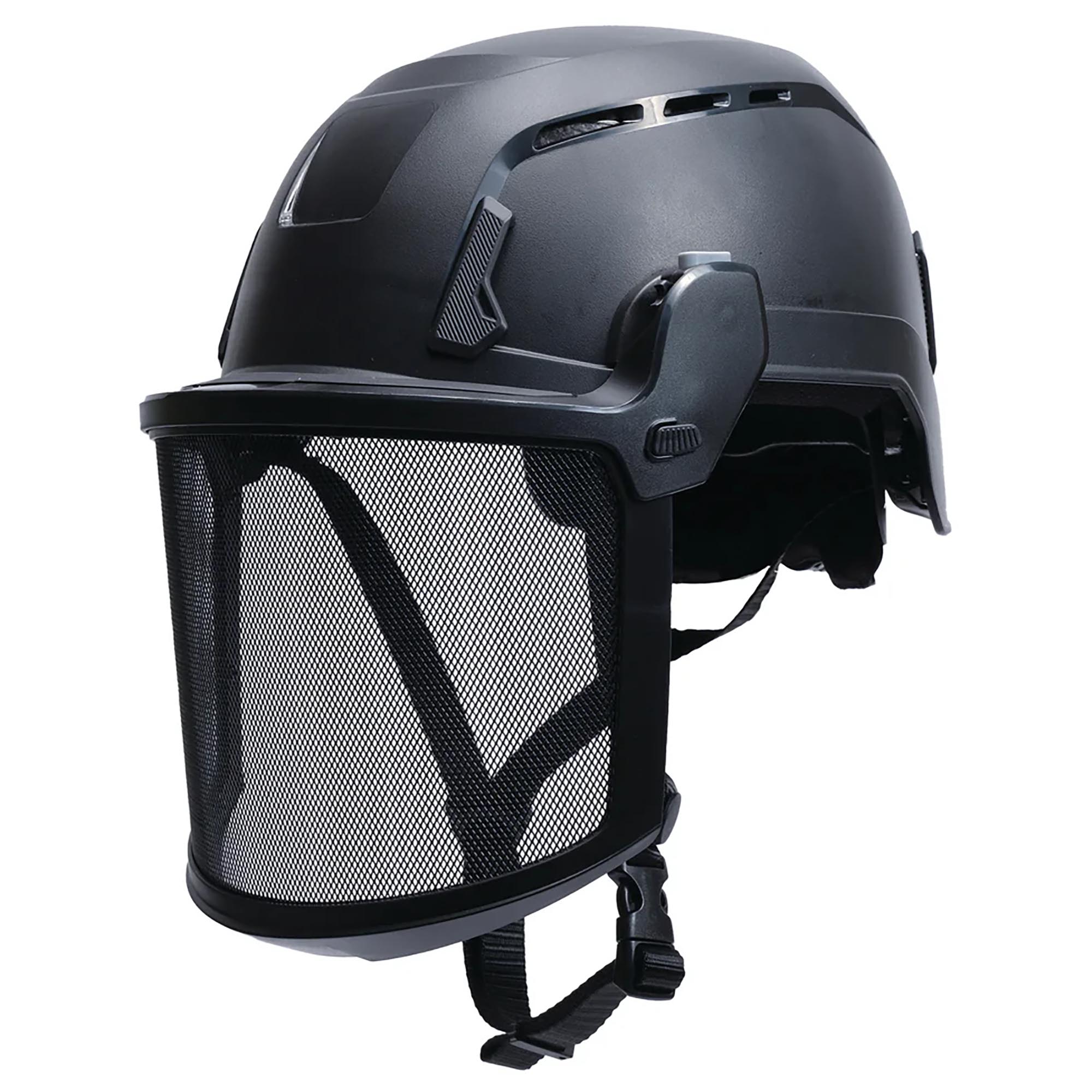 Pyramex HPT2FVM60 SL T2 Wire Mesh Face Shield - Black | Full Source