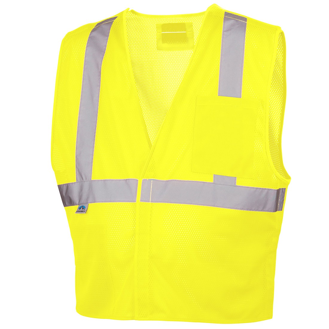 Pyramex RVHL2510BRD Type R Class Breakaway Safety Vest Yellow/Lime  Full Source