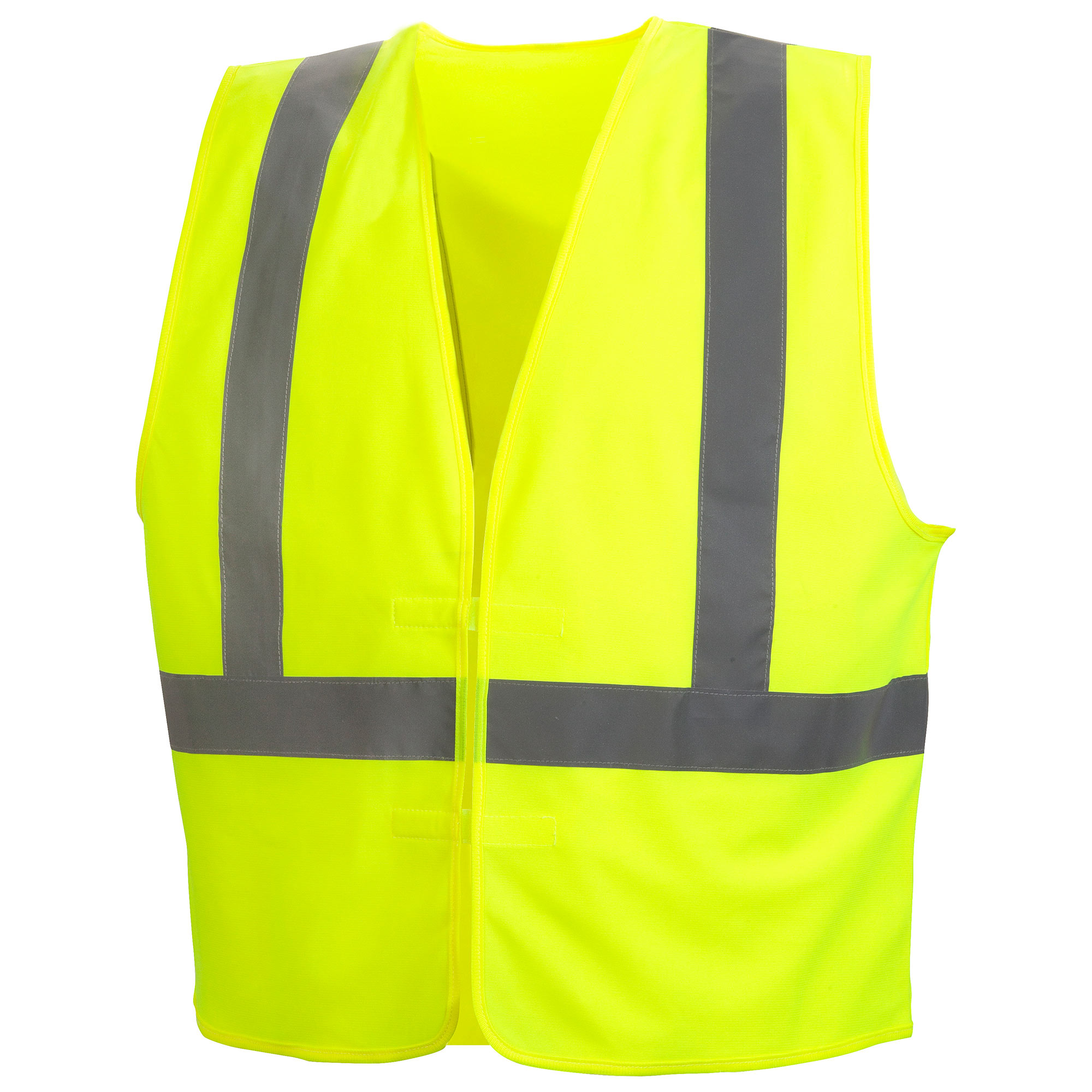 Pyramex RVHL2910 Type R Class 2 Solid Safety Vest - Yellow/Lime