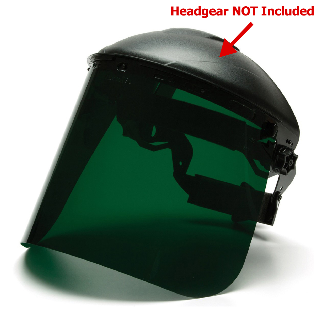 Pyramex S1035 Polyethylene Face Shield - Dark Green | Full Source